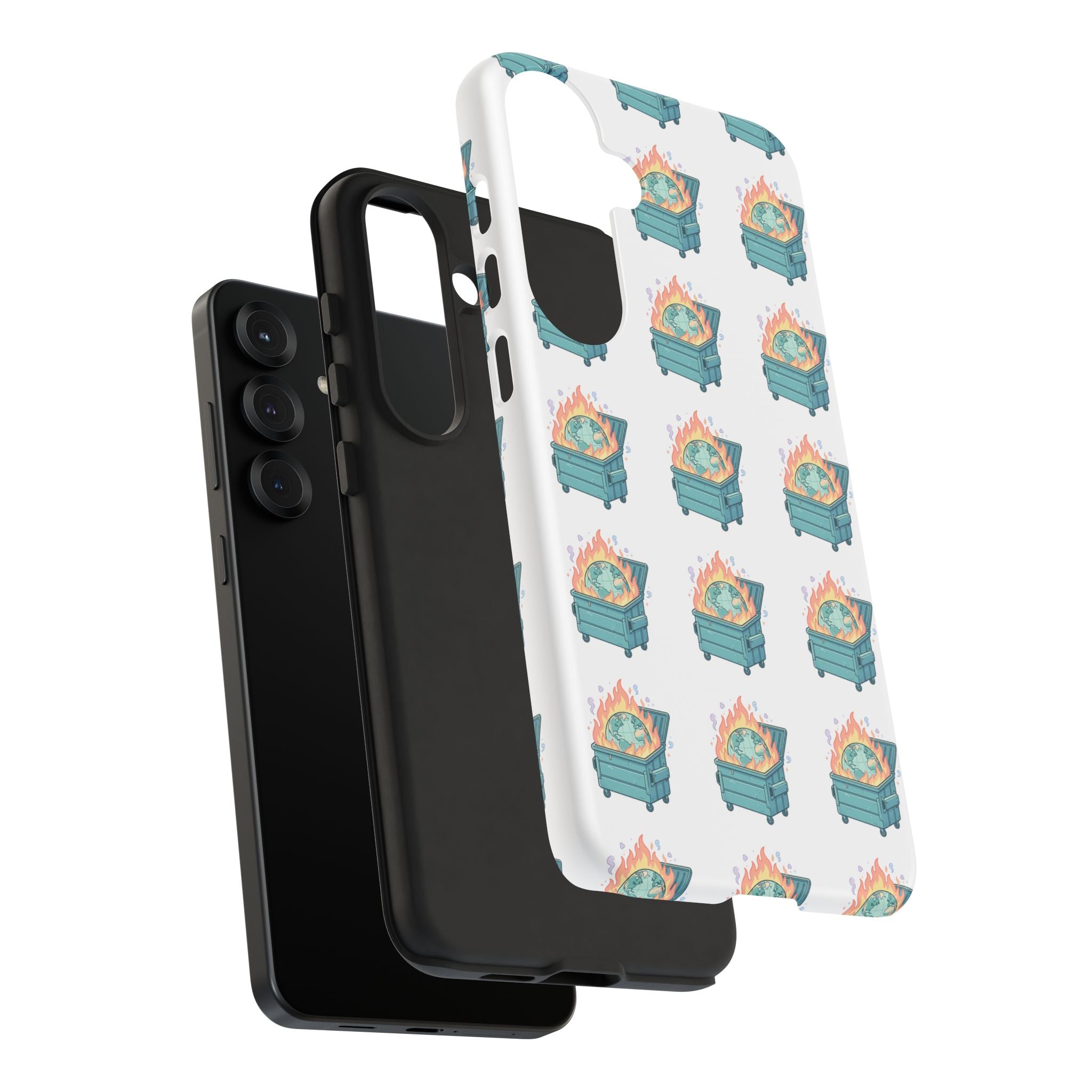 Dumpster Fire Pattern Phone Case