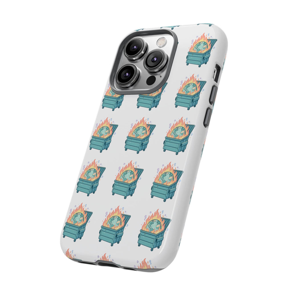 Dumpster Fire Pattern Phone Case