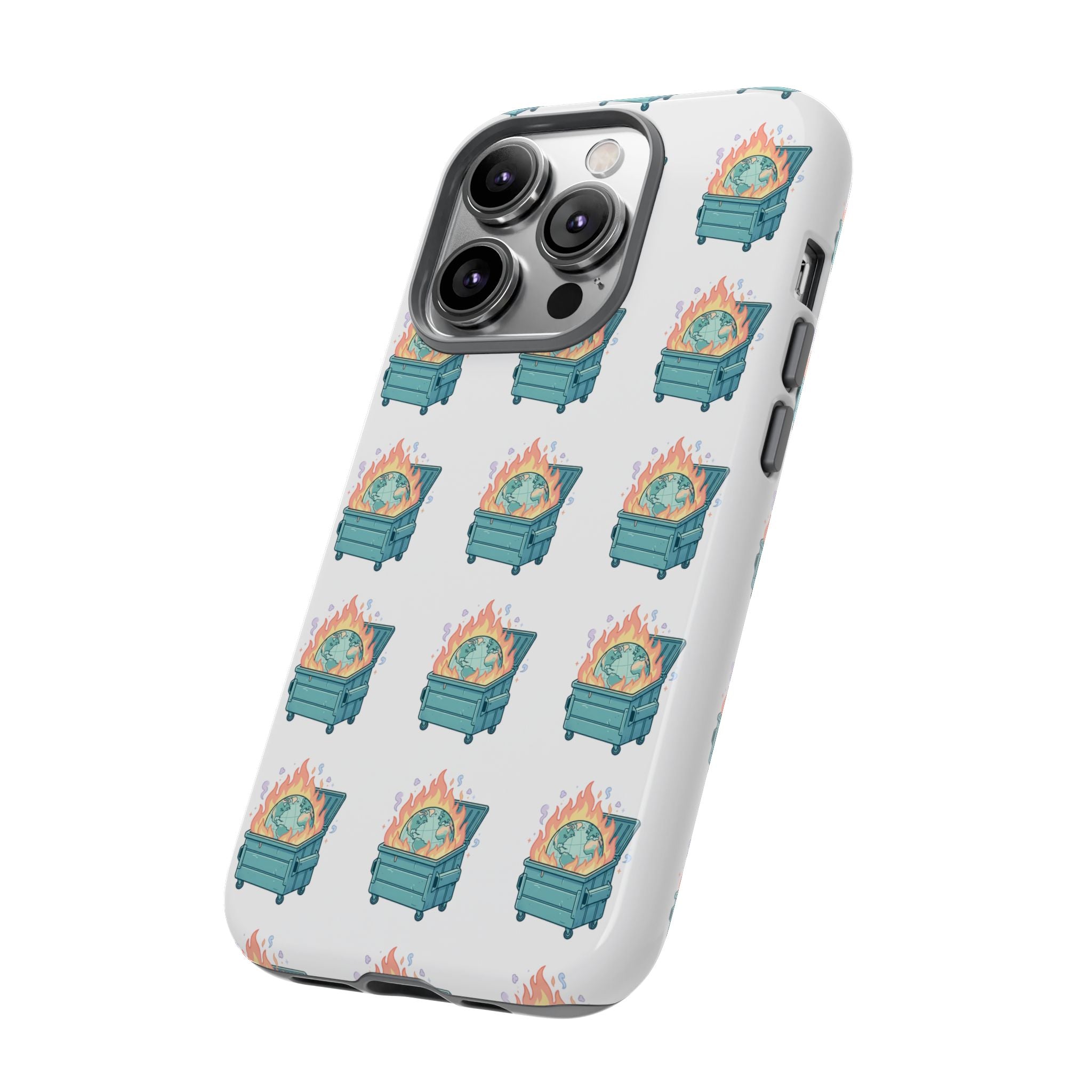 Dumpster Fire Pattern Phone Case