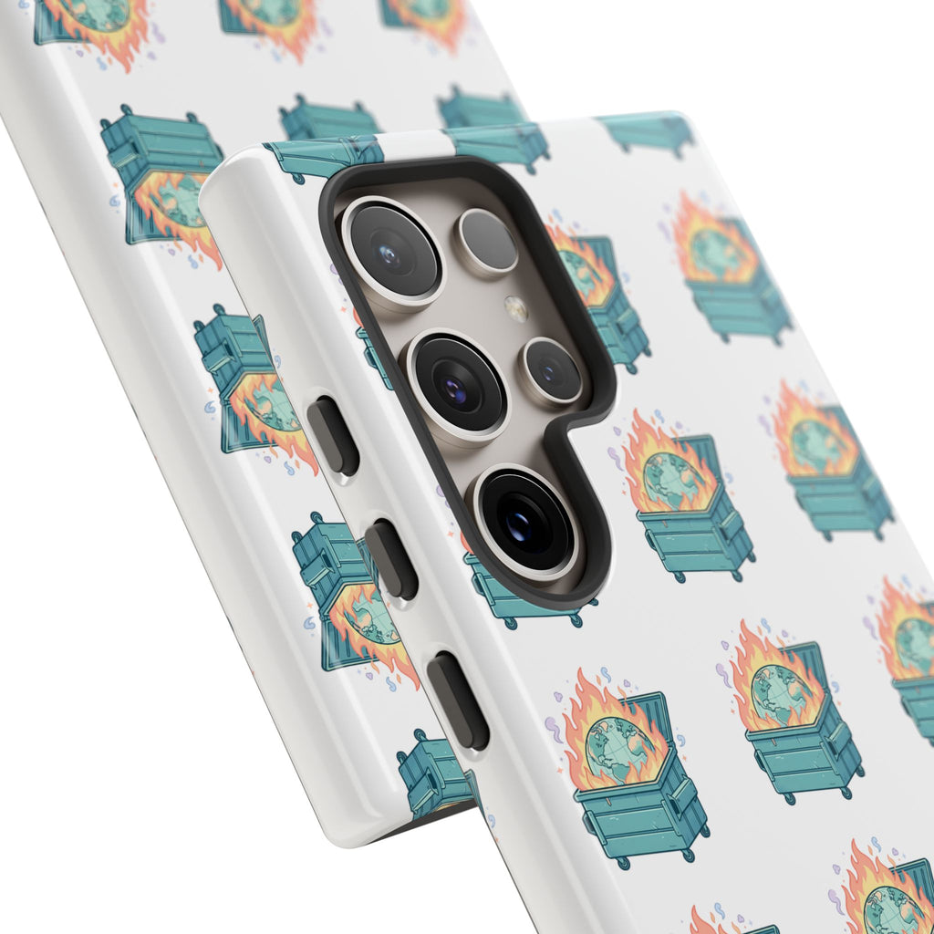 Dumpster Fire Pattern Phone Case