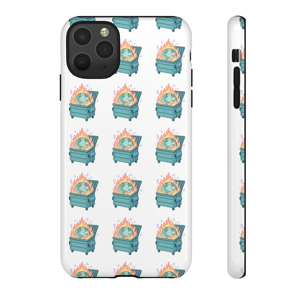 Dumpster Fire Pattern Phone Case