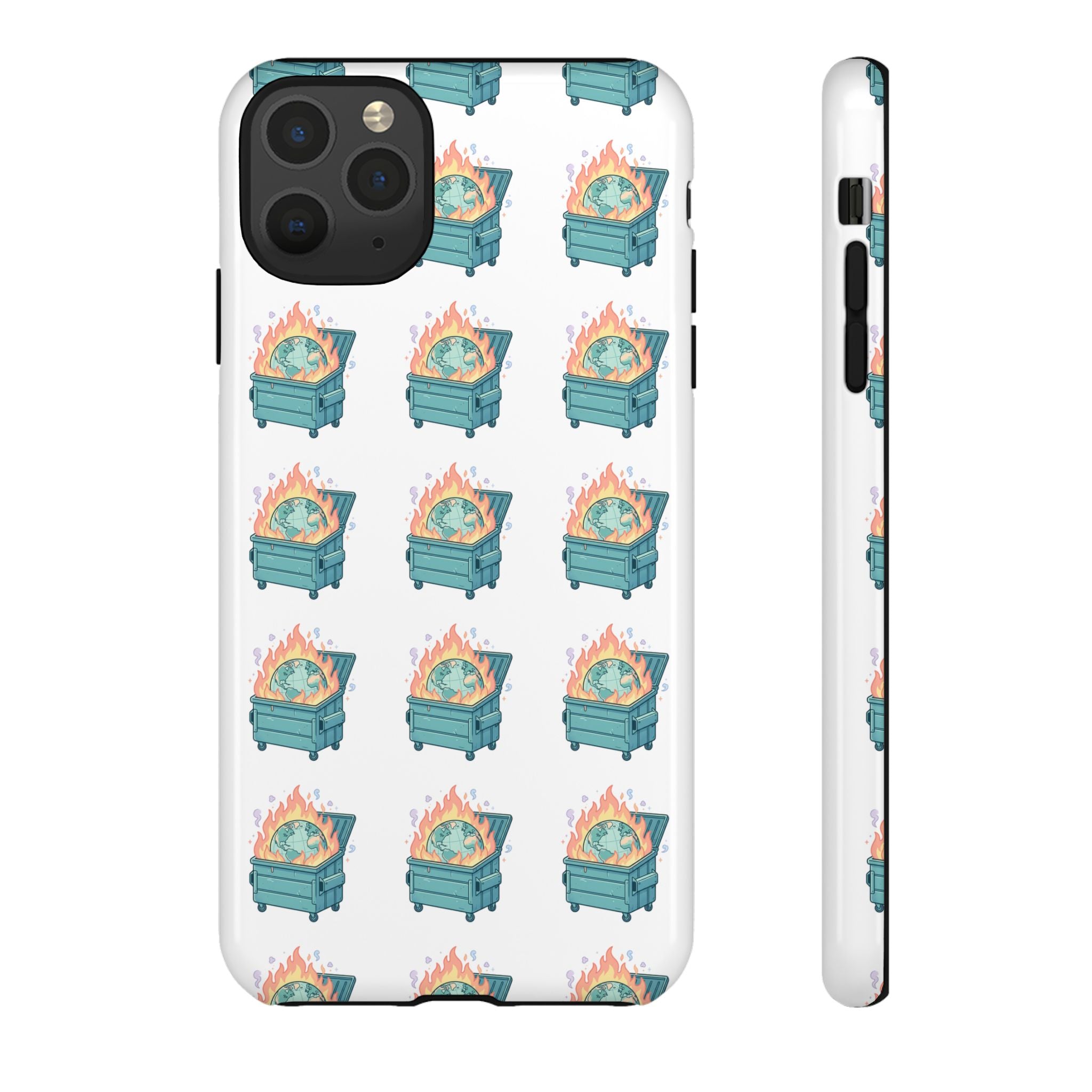 Dumpster Fire Pattern Phone Case