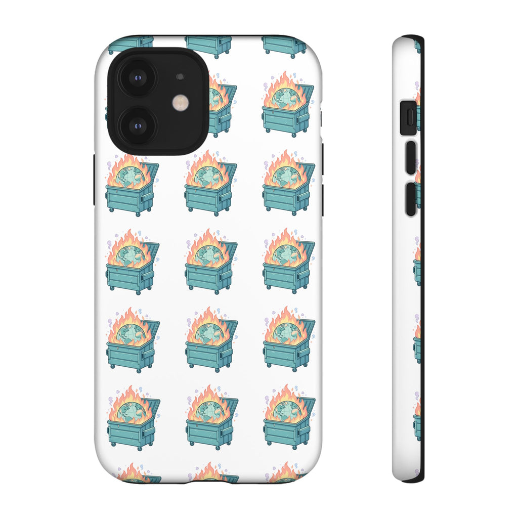 Dumpster Fire Pattern Phone Case