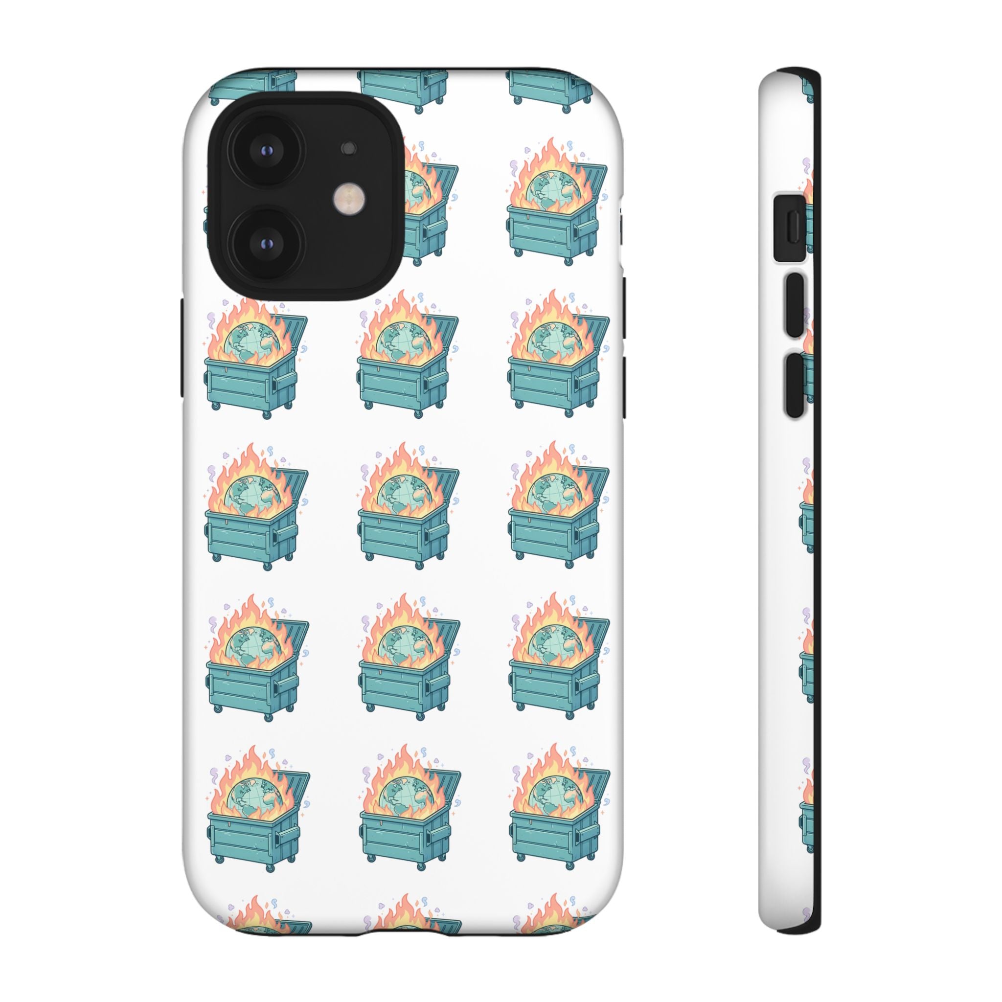 Dumpster Fire Pattern Phone Case