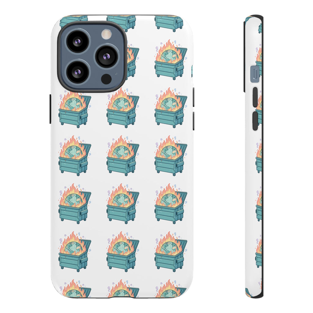 Dumpster Fire Pattern Phone Case