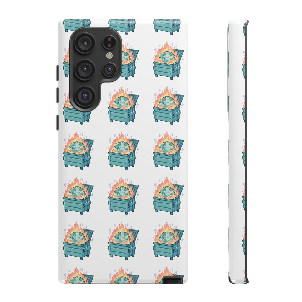 Dumpster Fire Pattern Phone Case