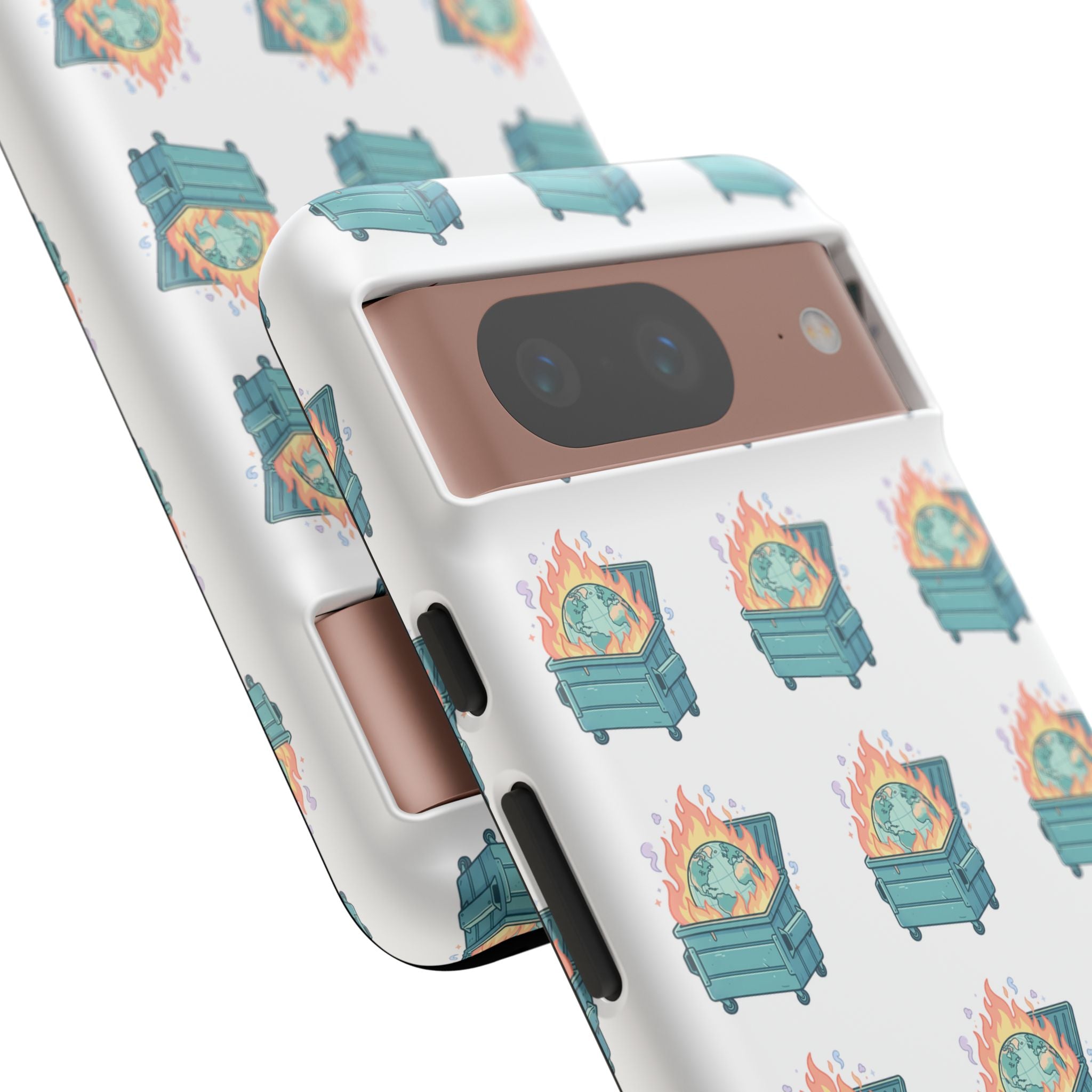 Dumpster Fire Pattern Phone Case