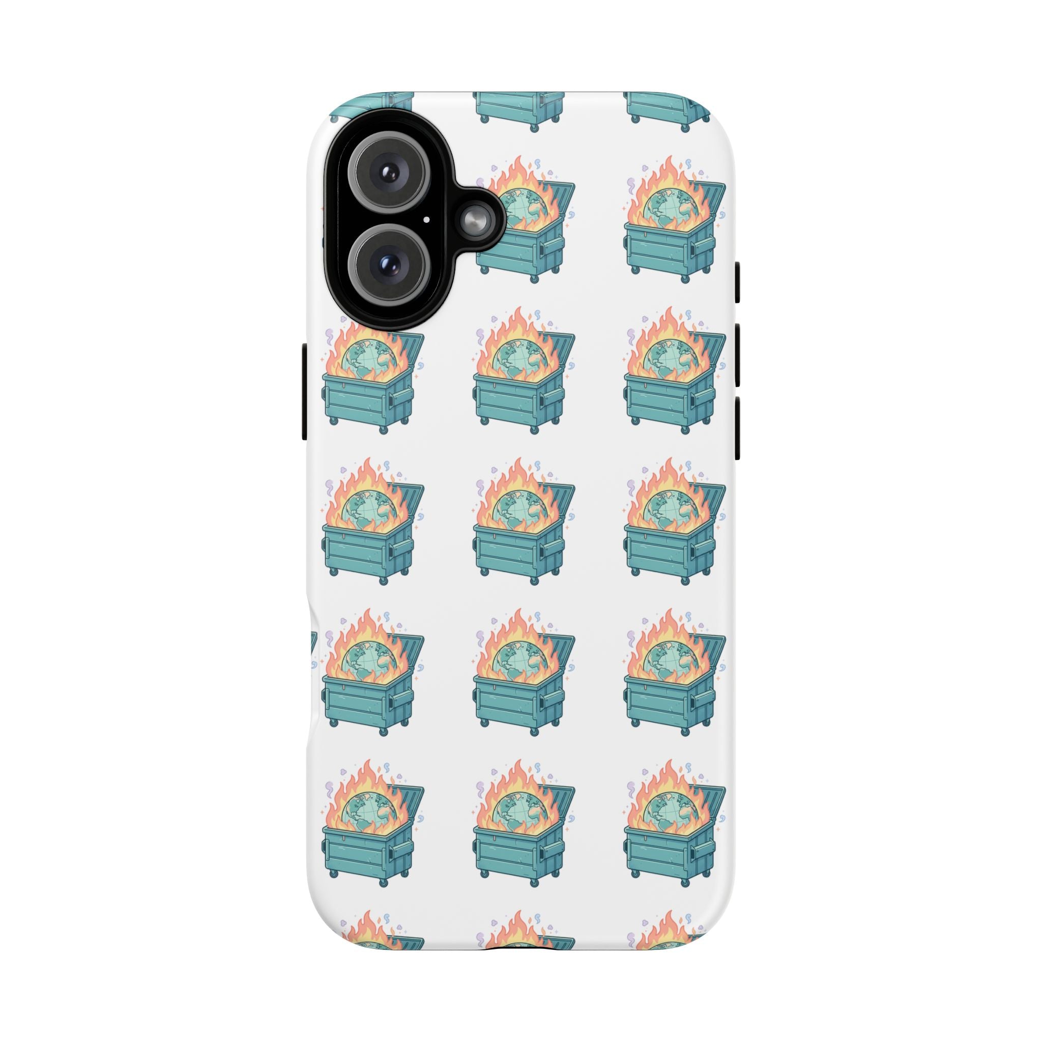 Dumpster Fire Pattern Phone Case