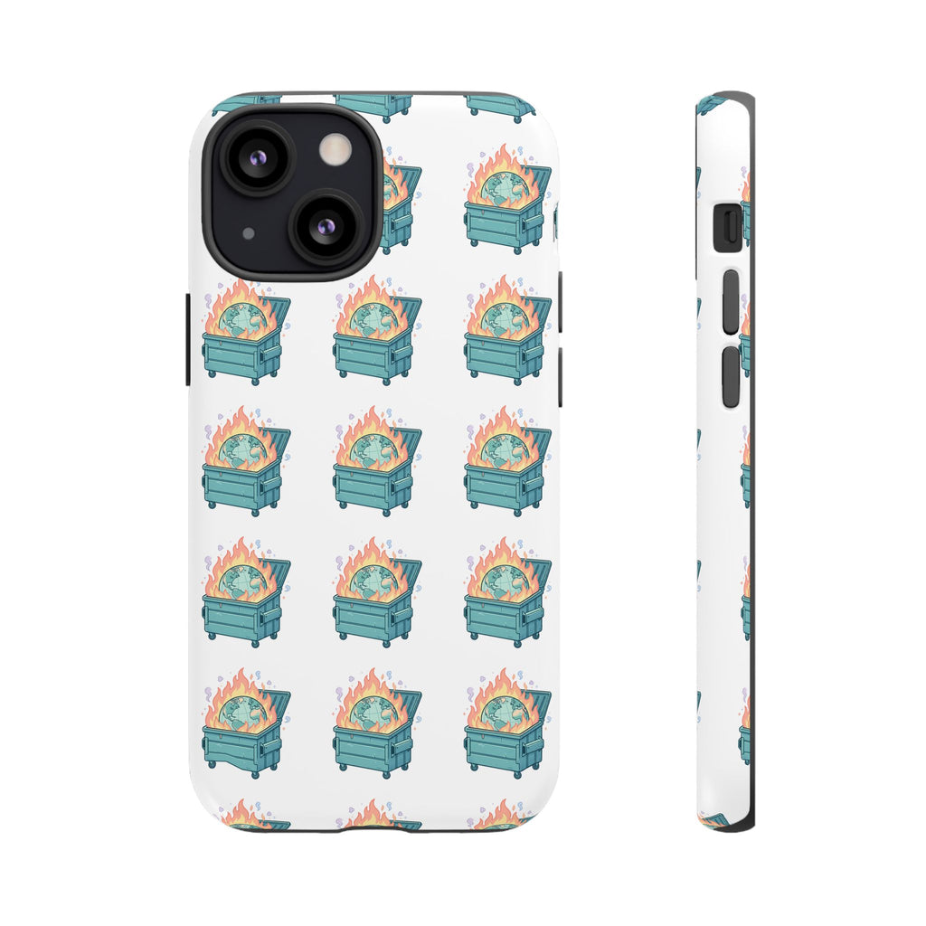 Dumpster Fire Pattern Phone Case