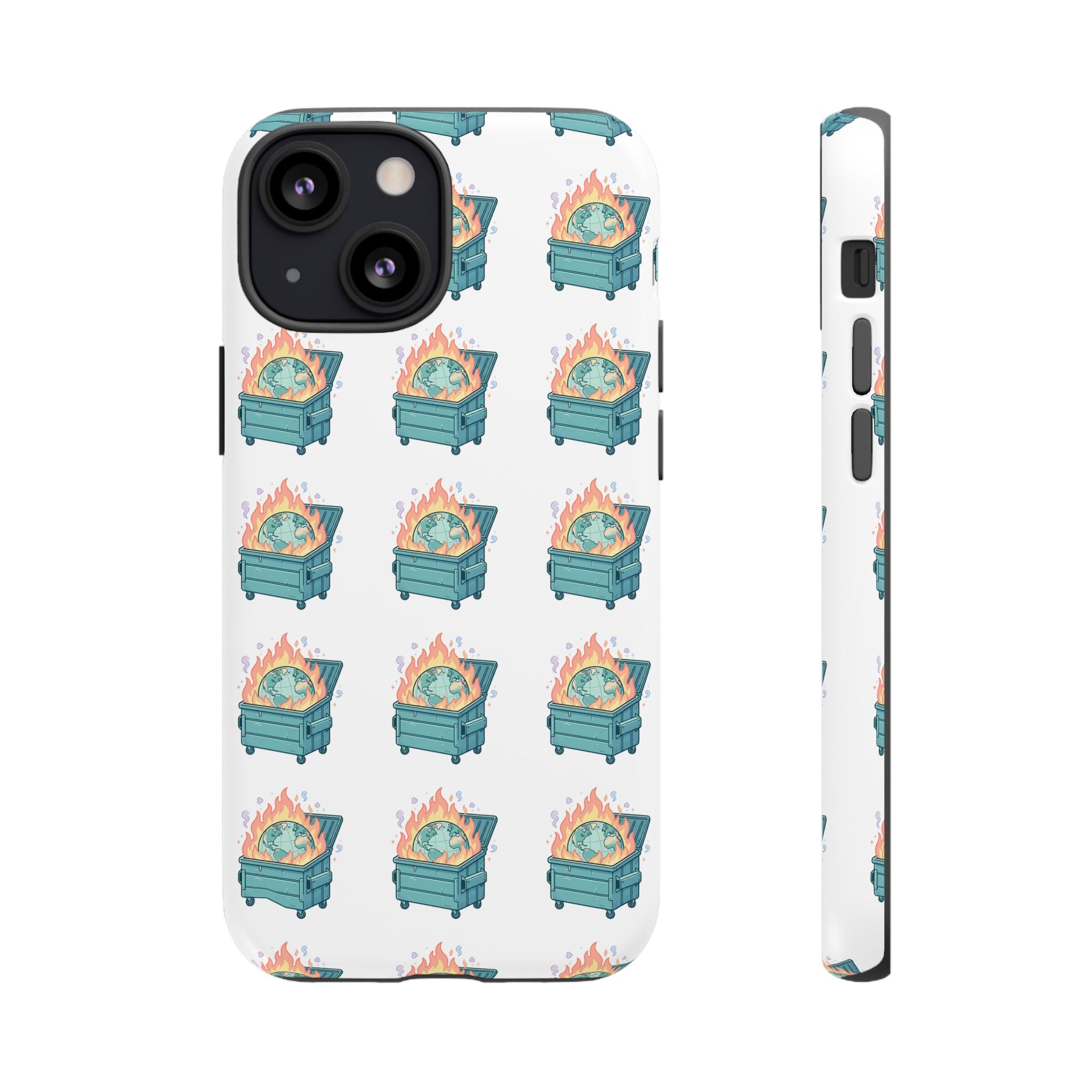 Dumpster Fire Pattern Phone Case