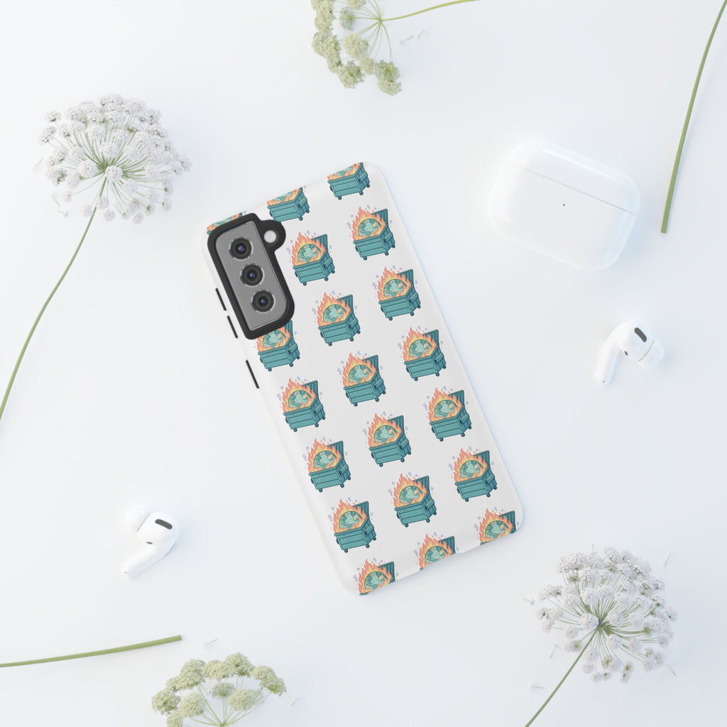 Dumpster Fire Pattern Phone Case