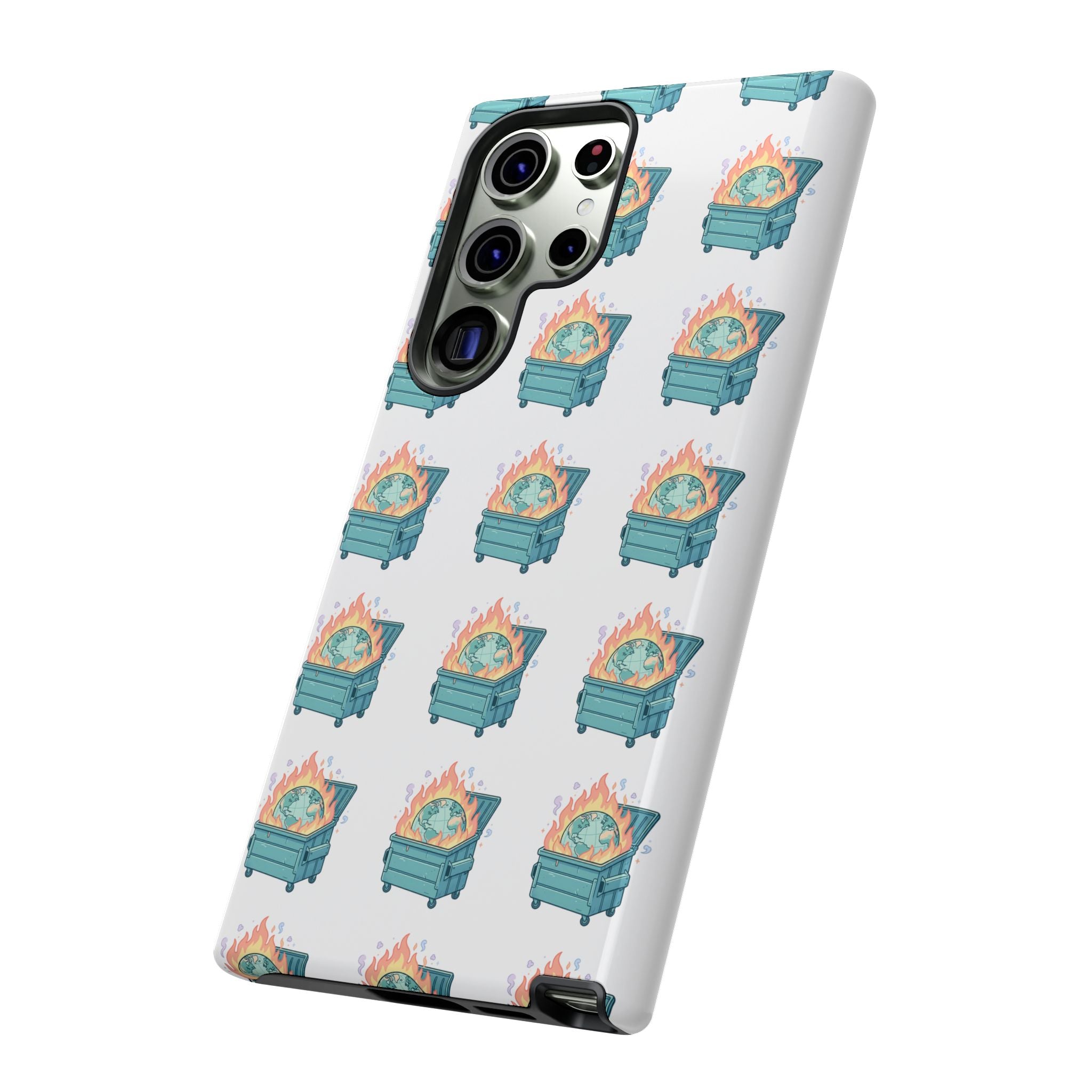 Dumpster Fire Pattern Phone Case