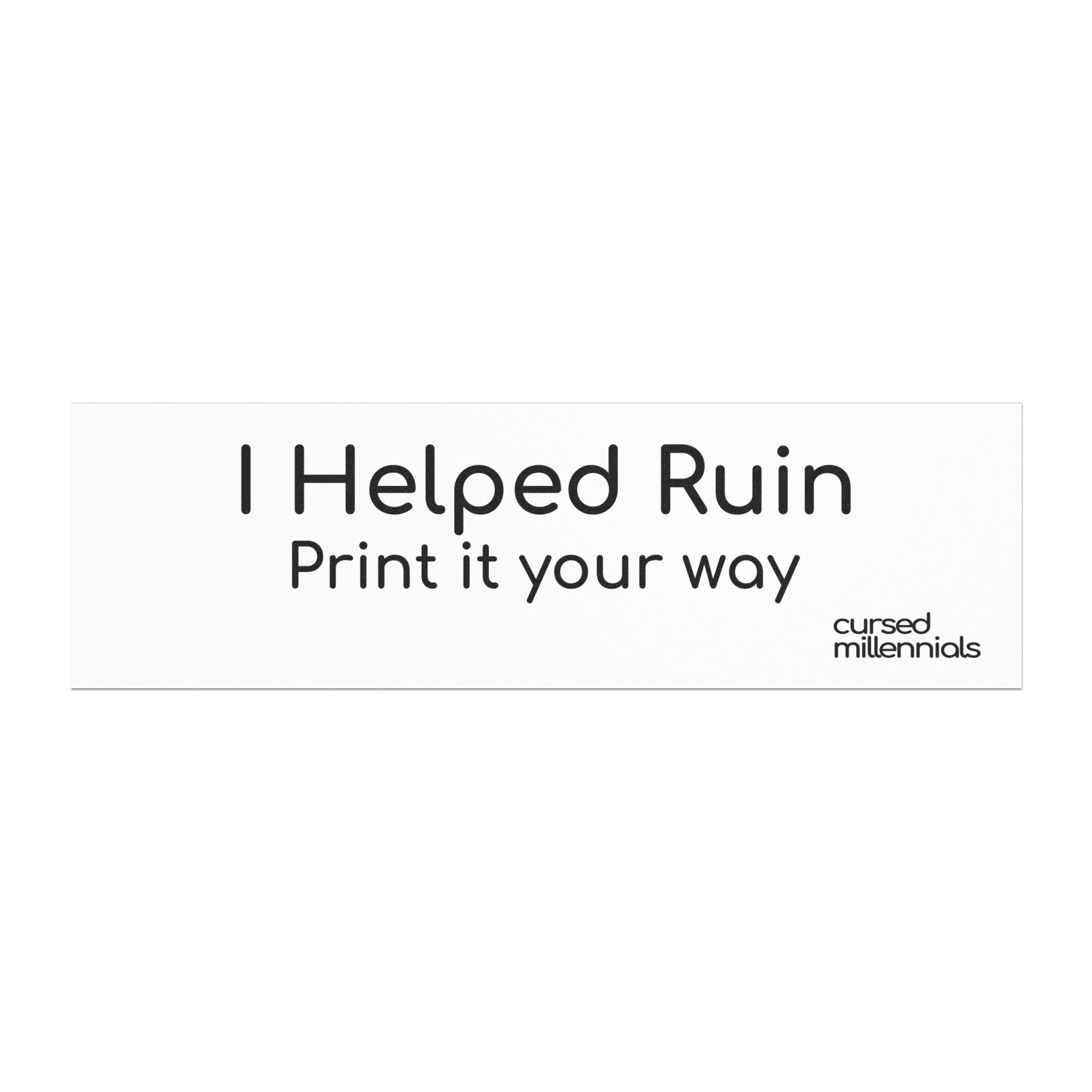 Customizable Car Magnet