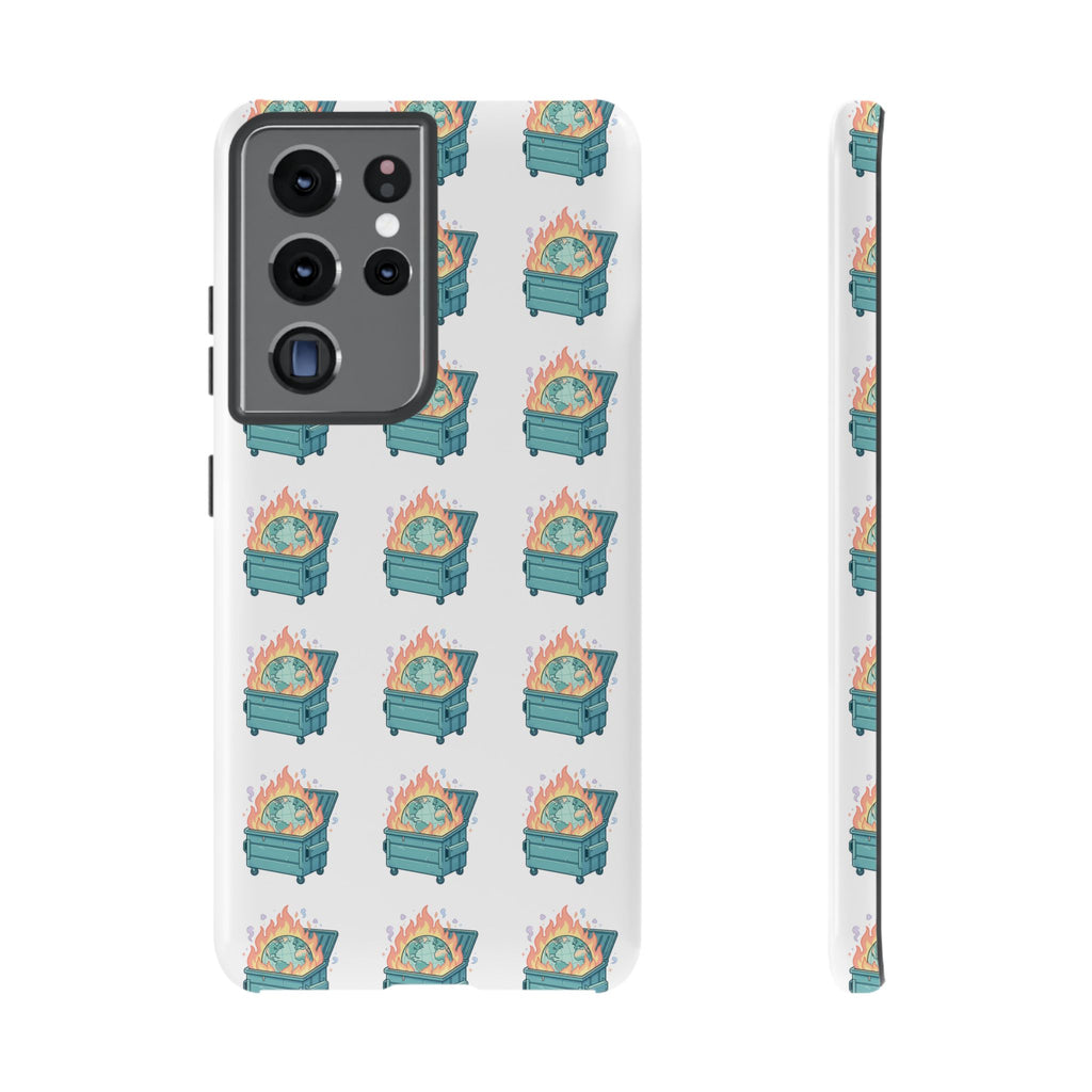 Dumpster Fire Pattern Phone Case