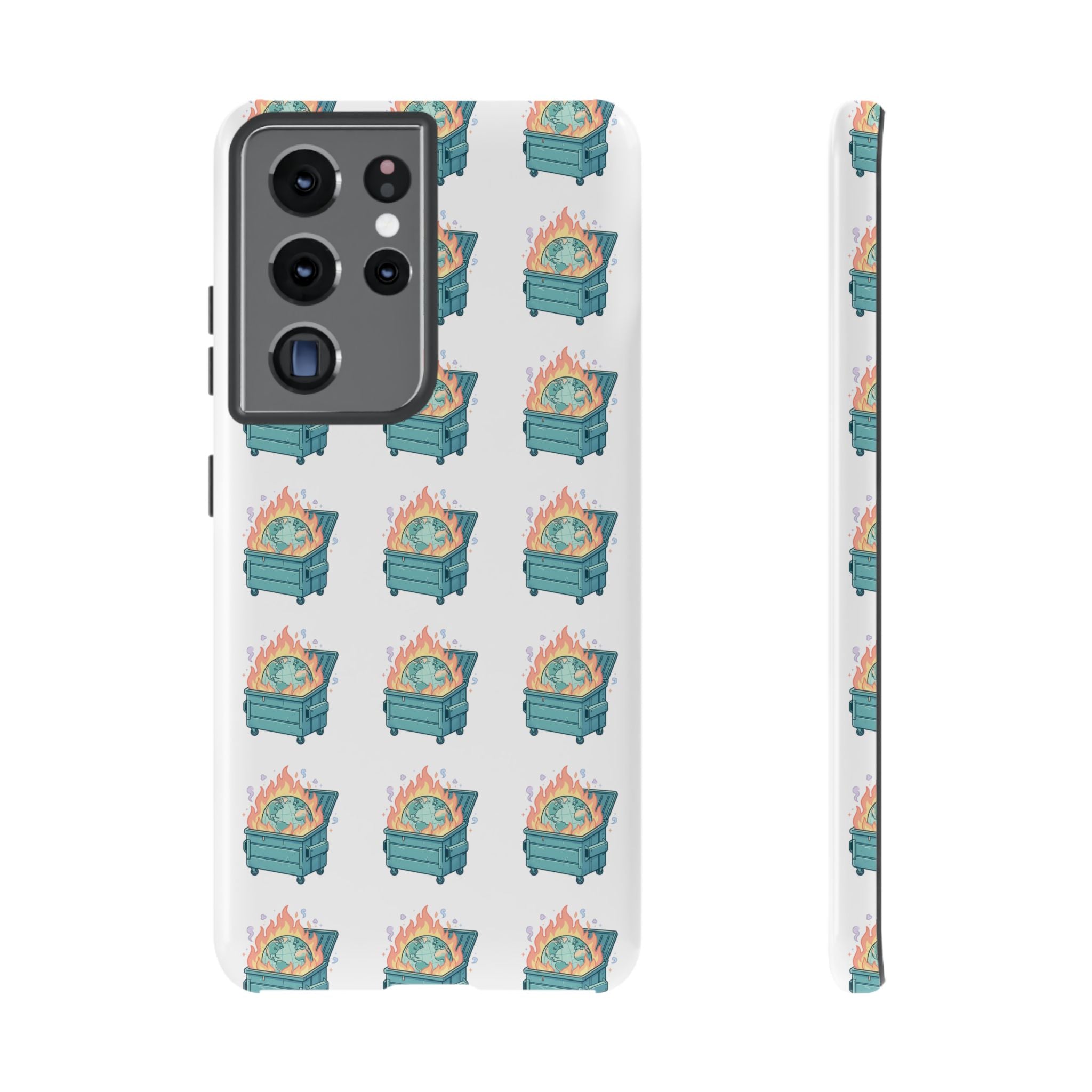 Dumpster Fire Pattern Phone Case