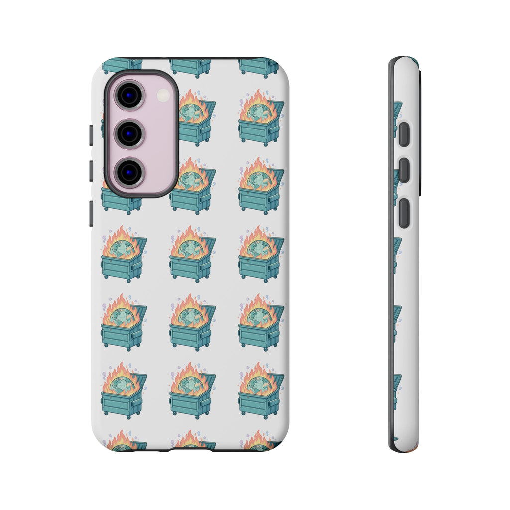 Dumpster Fire Pattern Phone Case