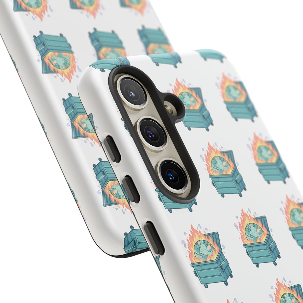 Dumpster Fire Pattern Phone Case
