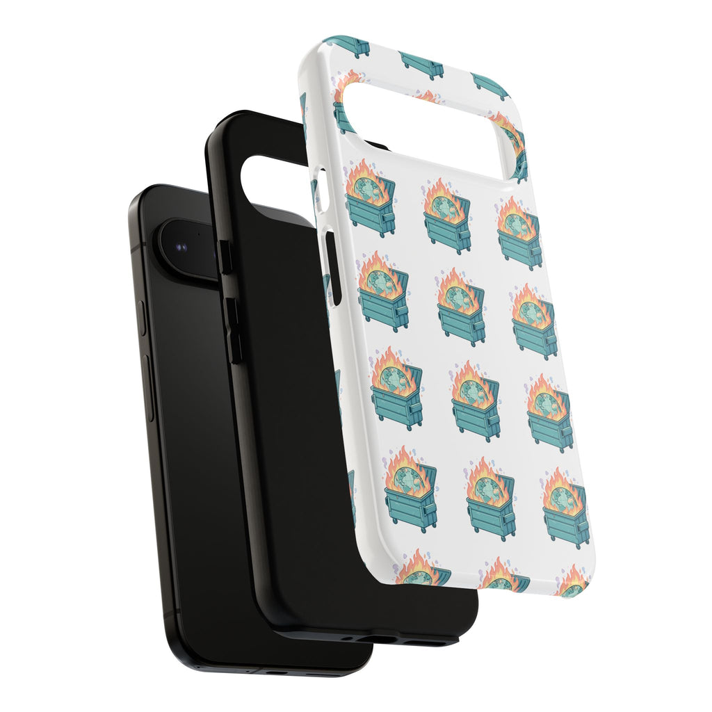 Dumpster Fire Pattern Phone Case