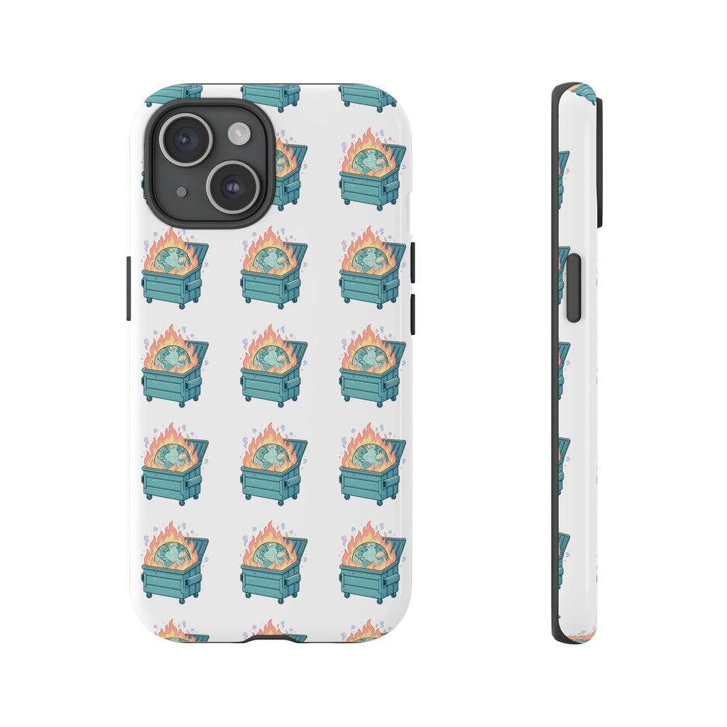 Dumpster Fire Pattern Phone Case