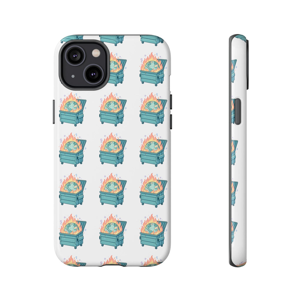Dumpster Fire Pattern Phone Case