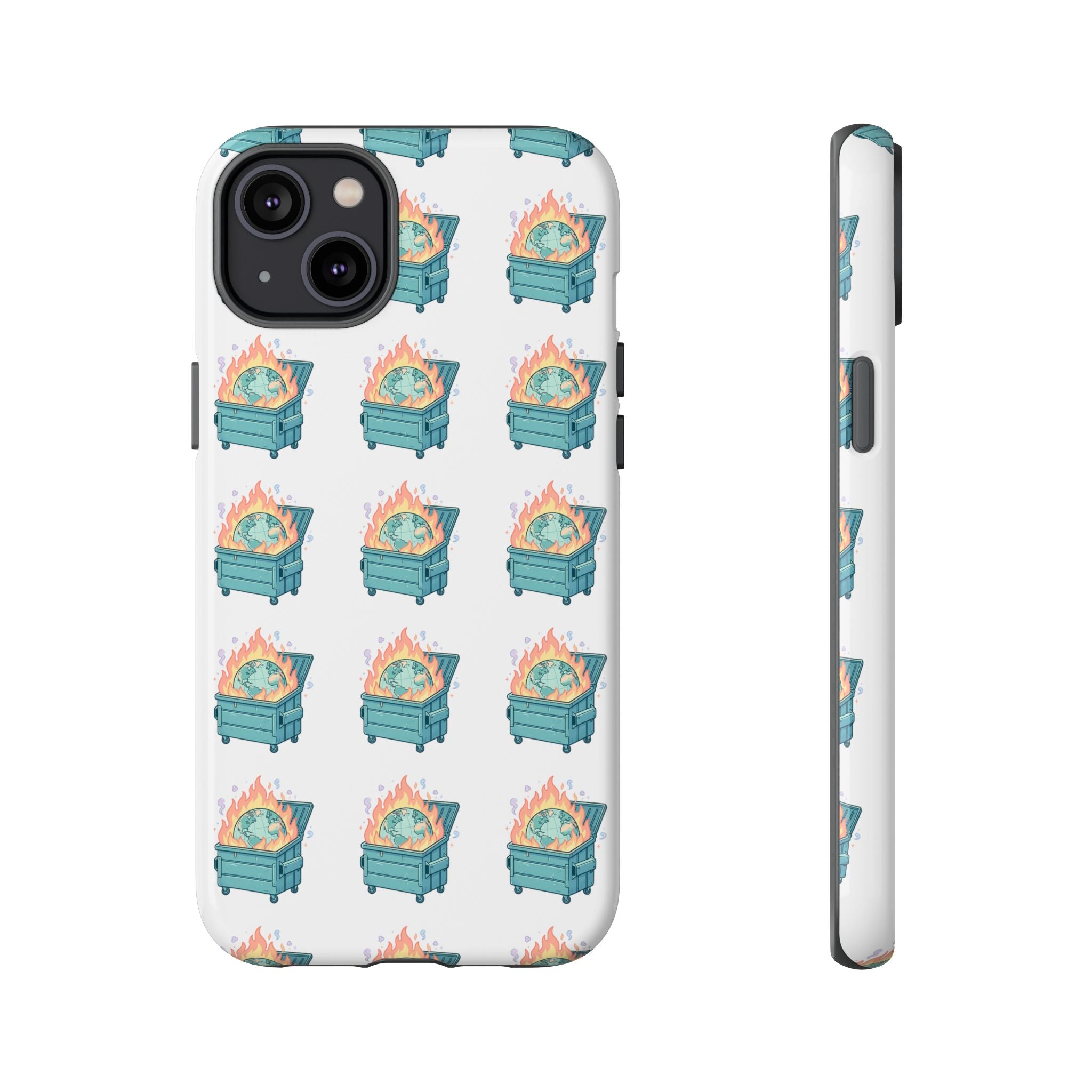 Dumpster Fire Pattern Phone Case