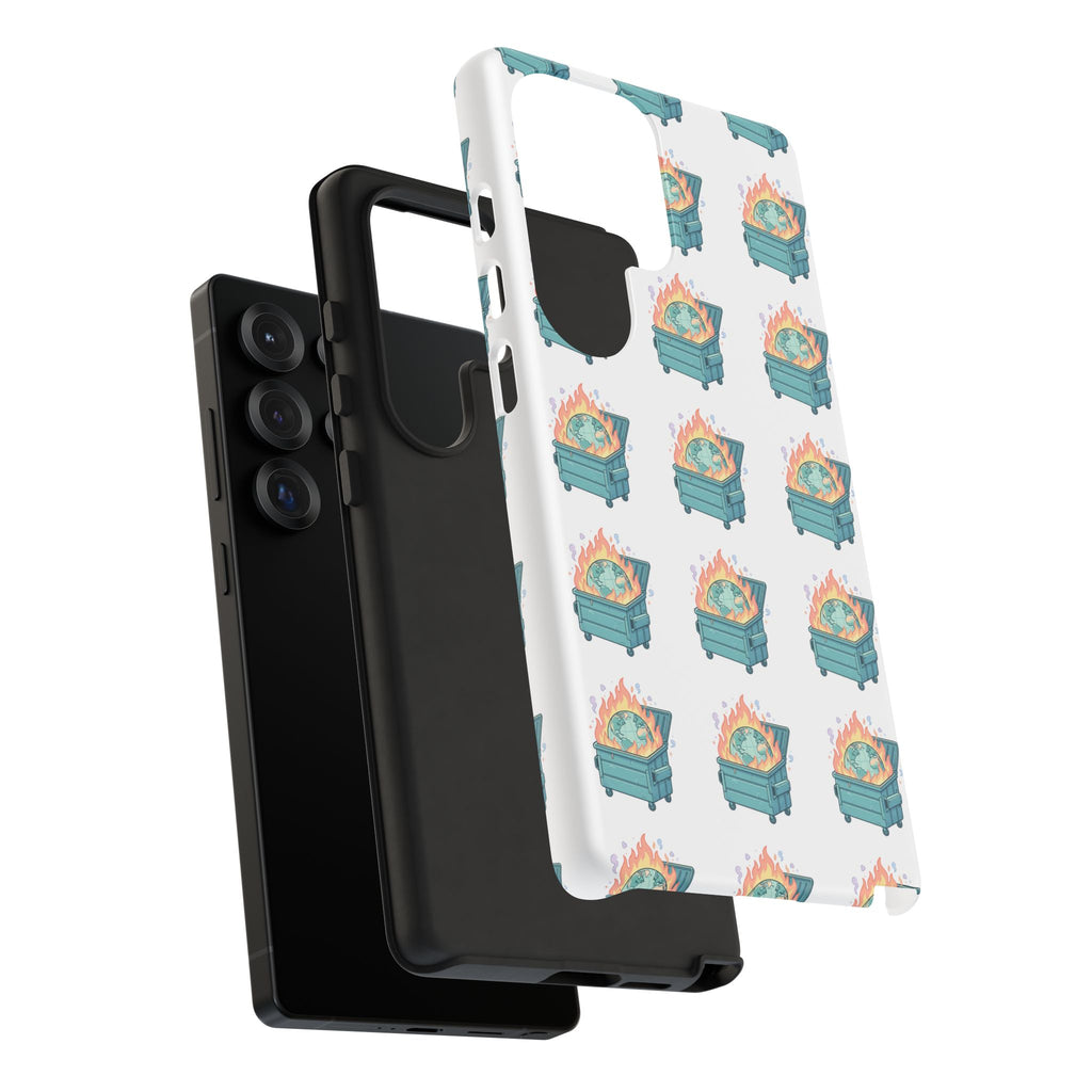 Dumpster Fire Pattern Phone Case