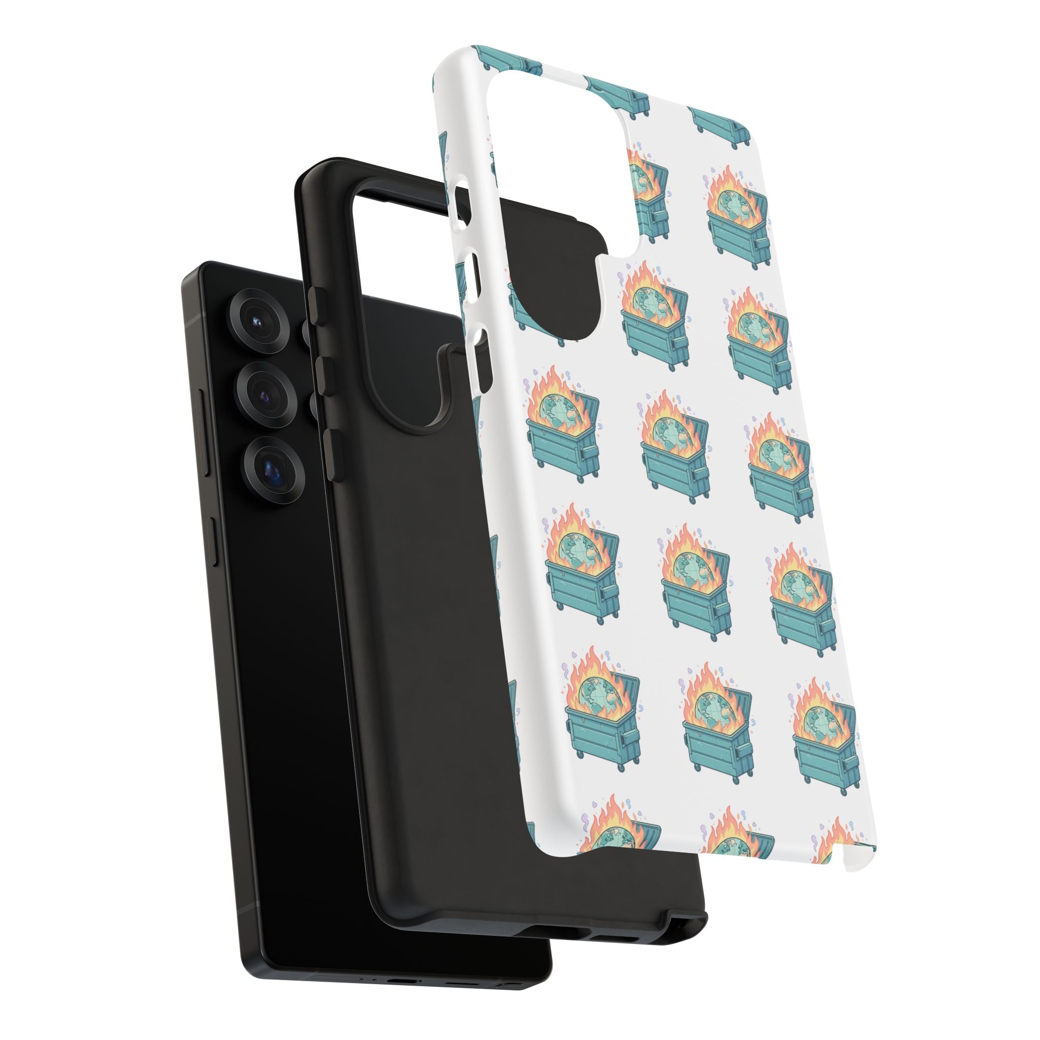 Dumpster Fire Pattern Phone Case