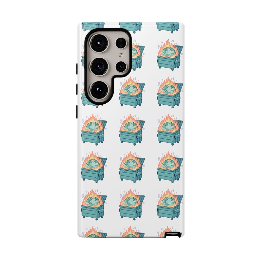 Dumpster Fire Pattern Phone Case