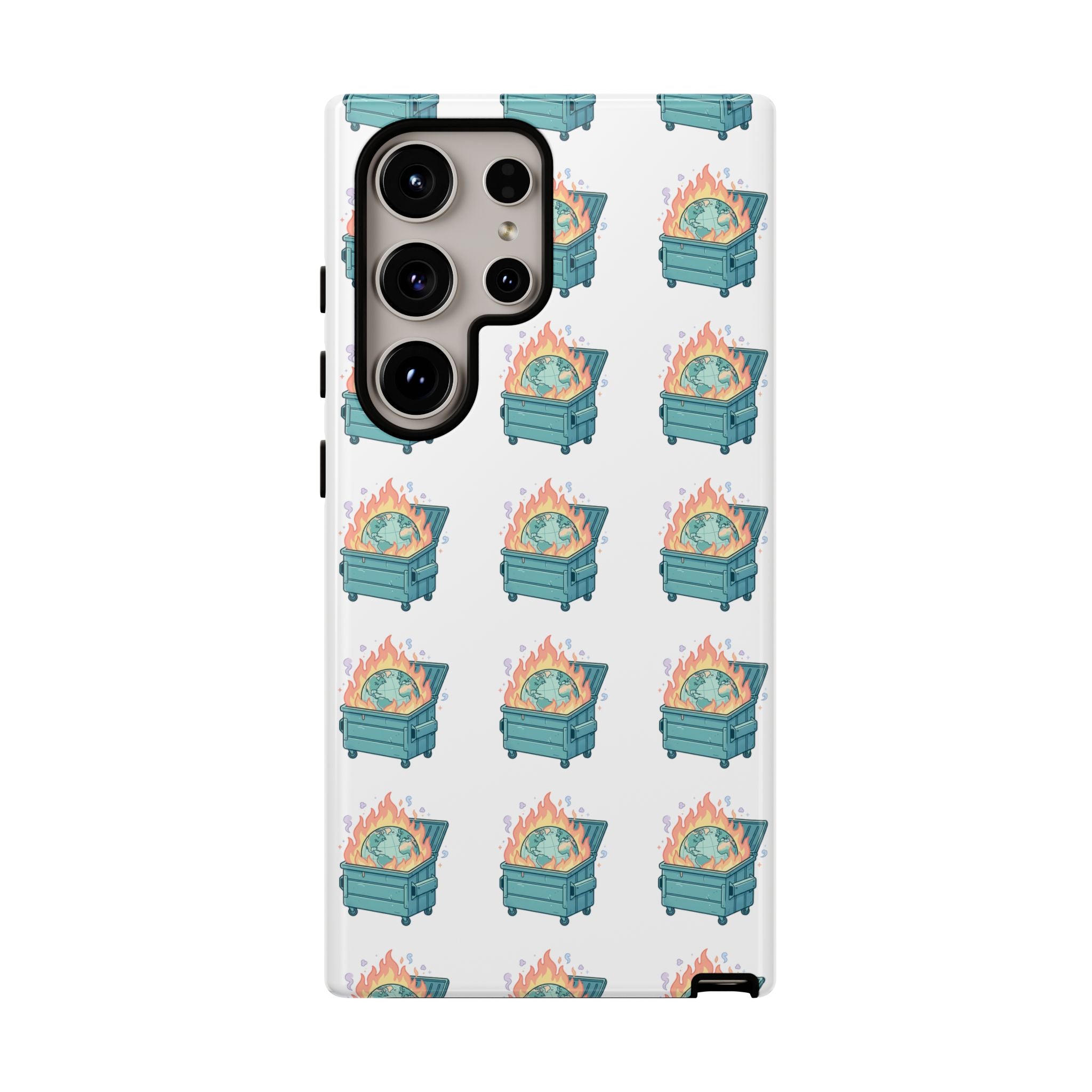 Dumpster Fire Pattern Phone Case