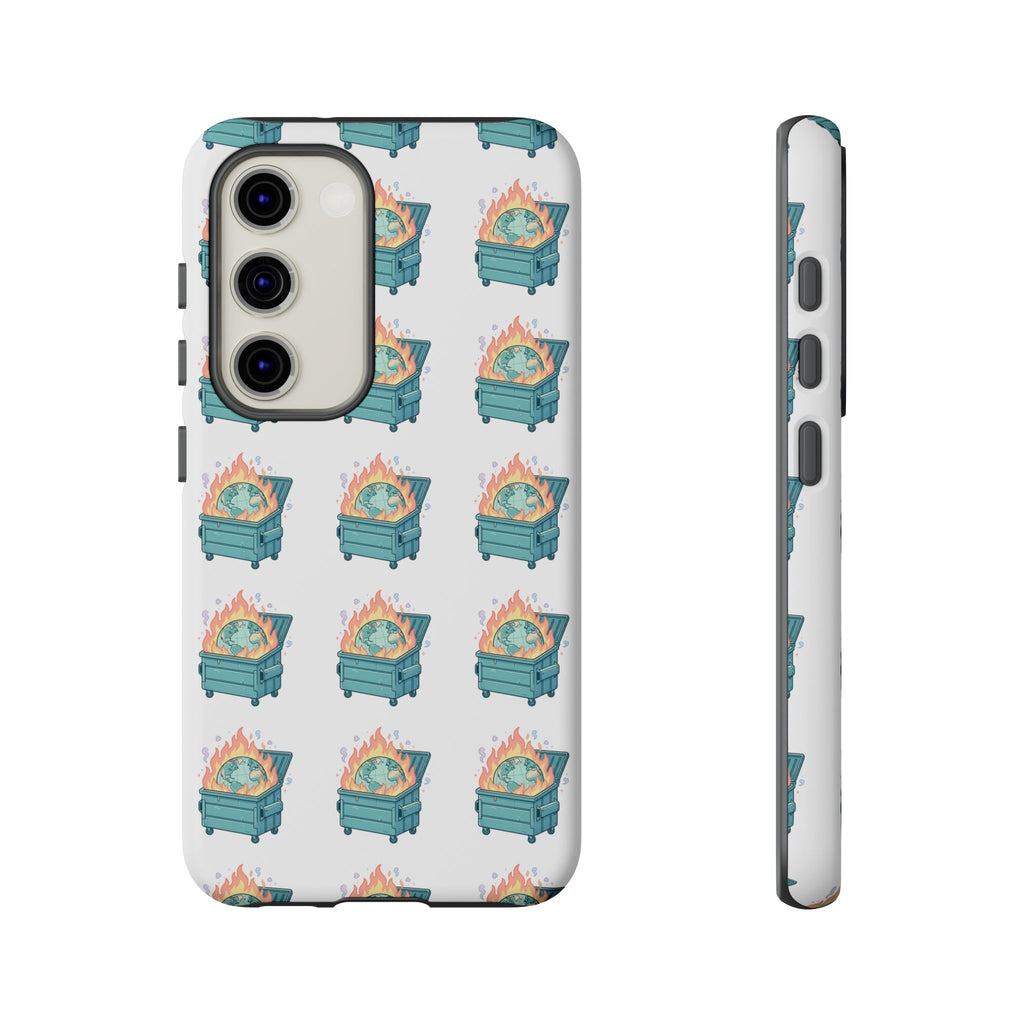 Dumpster Fire Pattern Phone Case