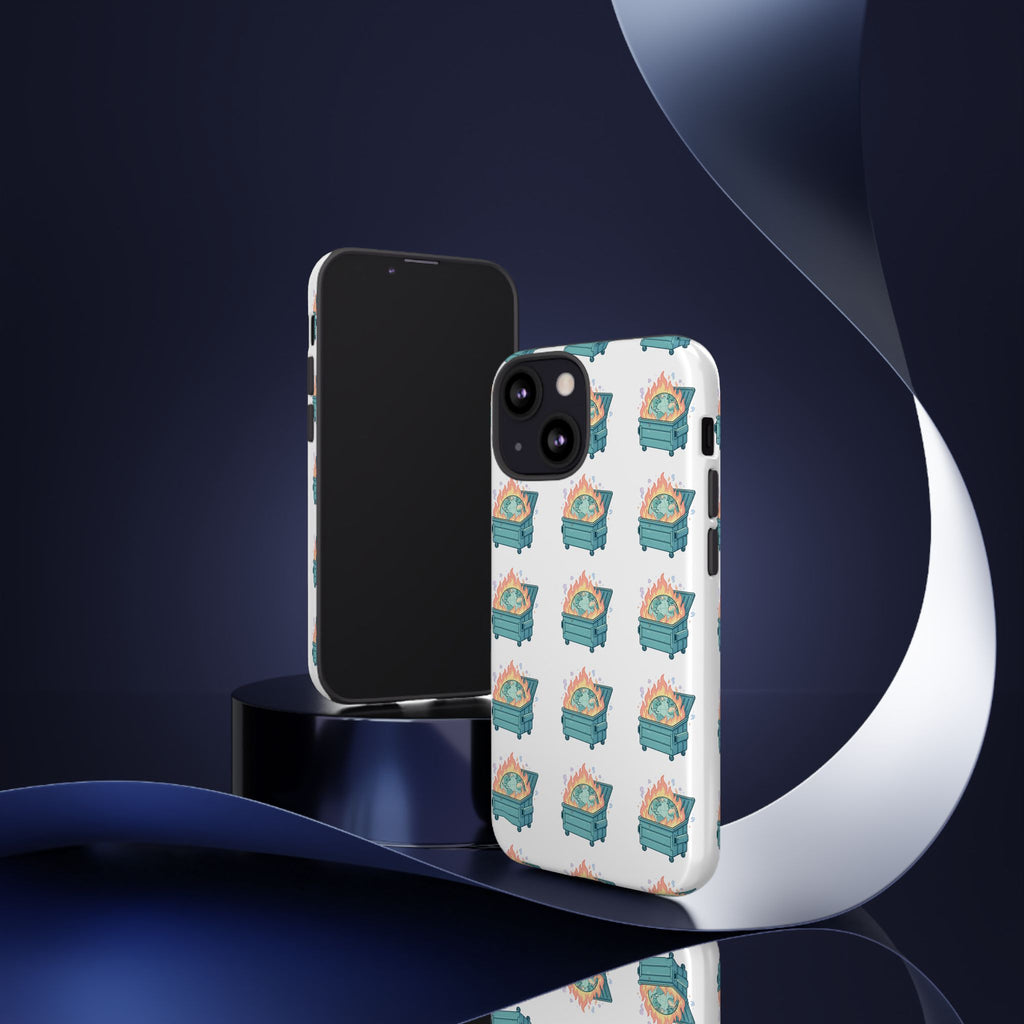 Dumpster Fire Pattern Phone Case