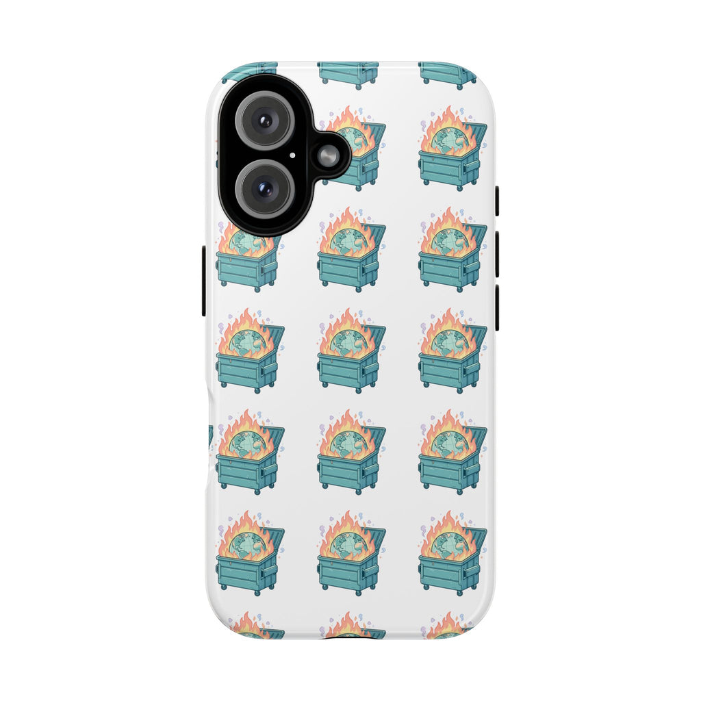 Dumpster Fire Pattern Phone Case