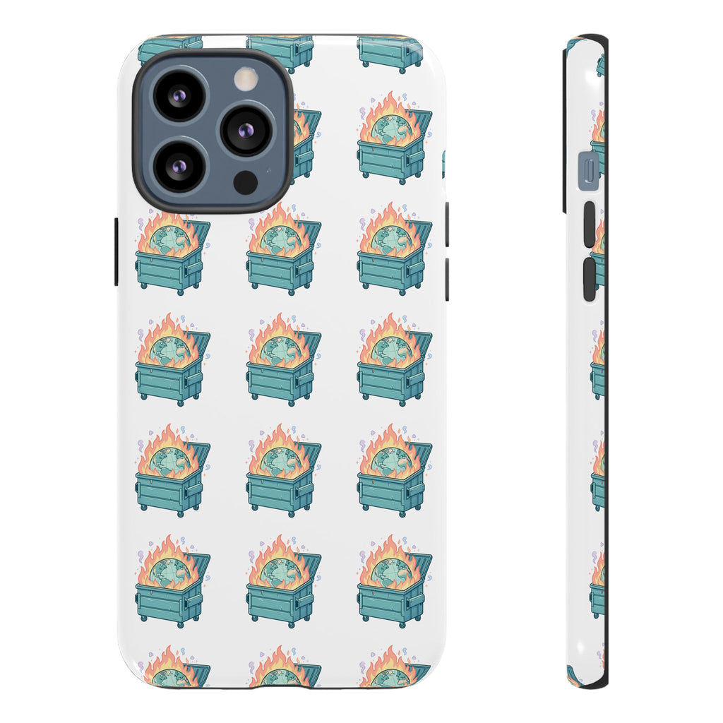 Dumpster Fire Pattern Phone Case