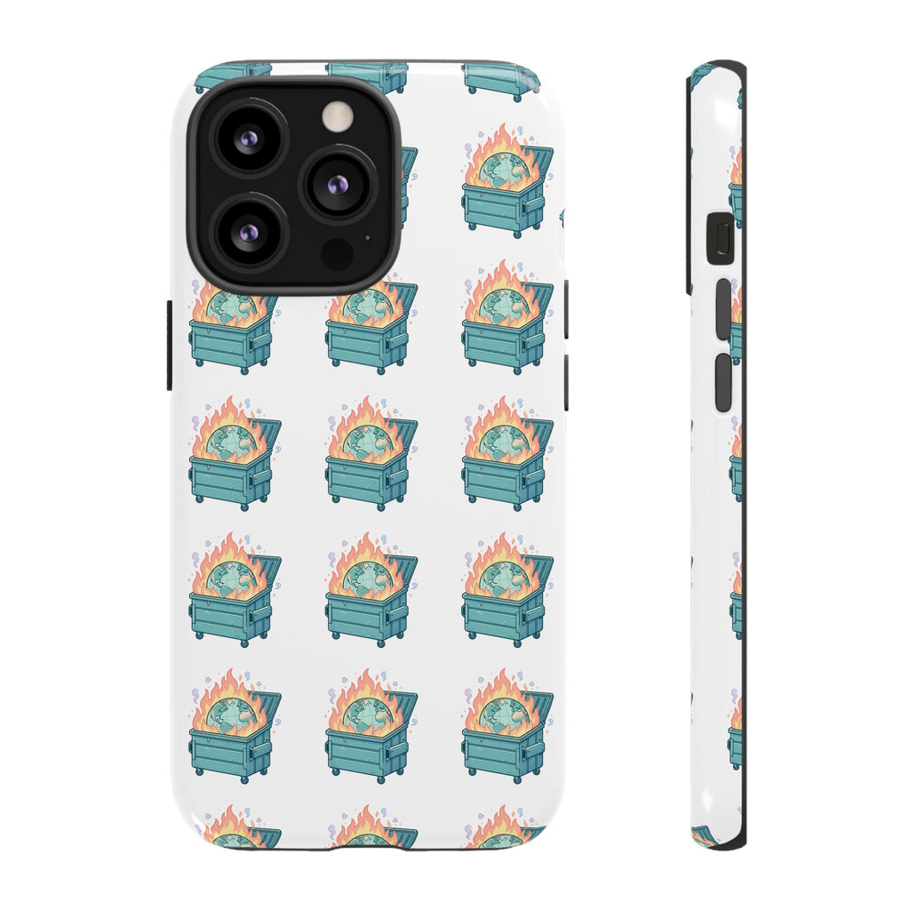 Dumpster Fire Pattern Phone Case