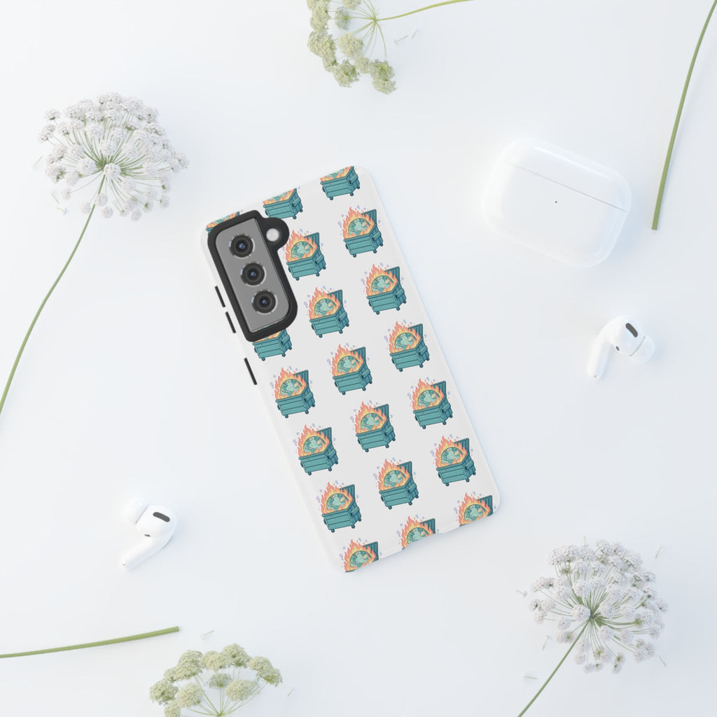 Dumpster Fire Pattern Phone Case