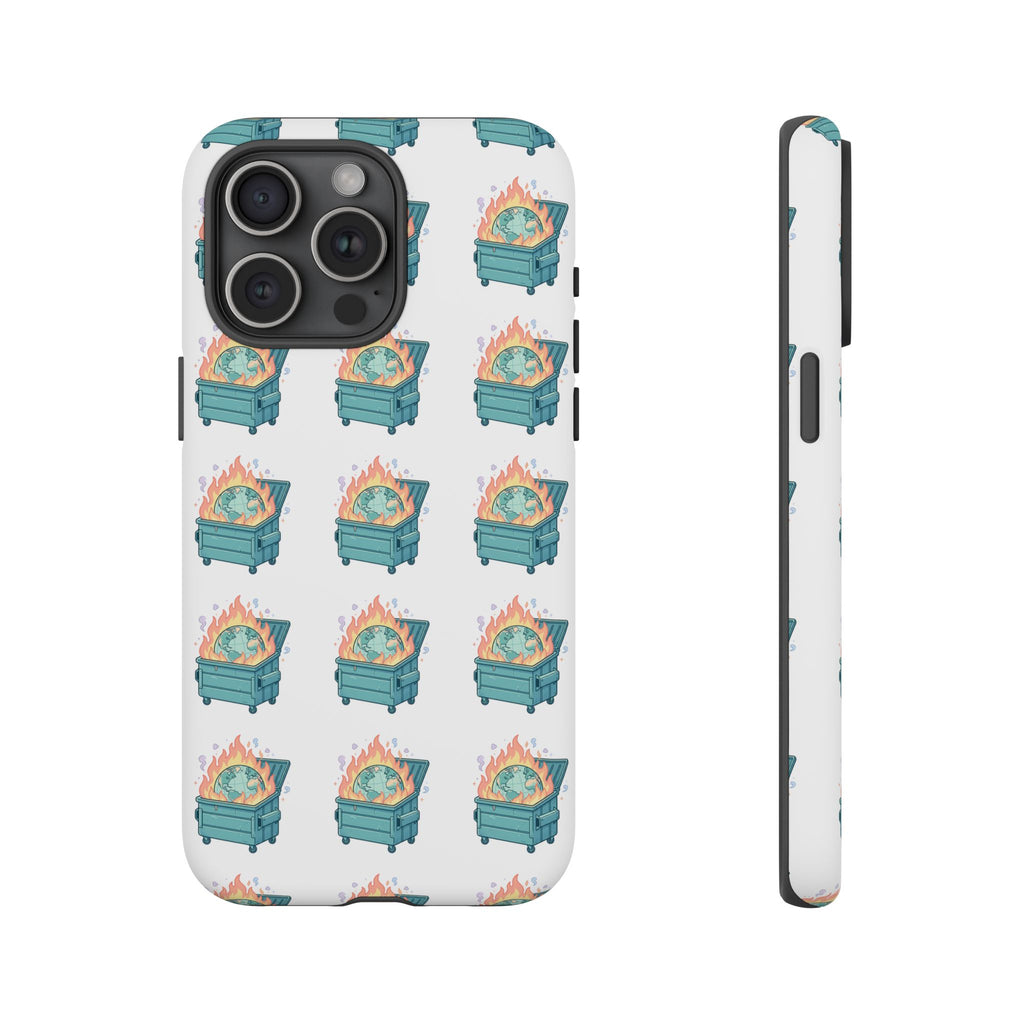 Dumpster Fire Pattern Phone Case