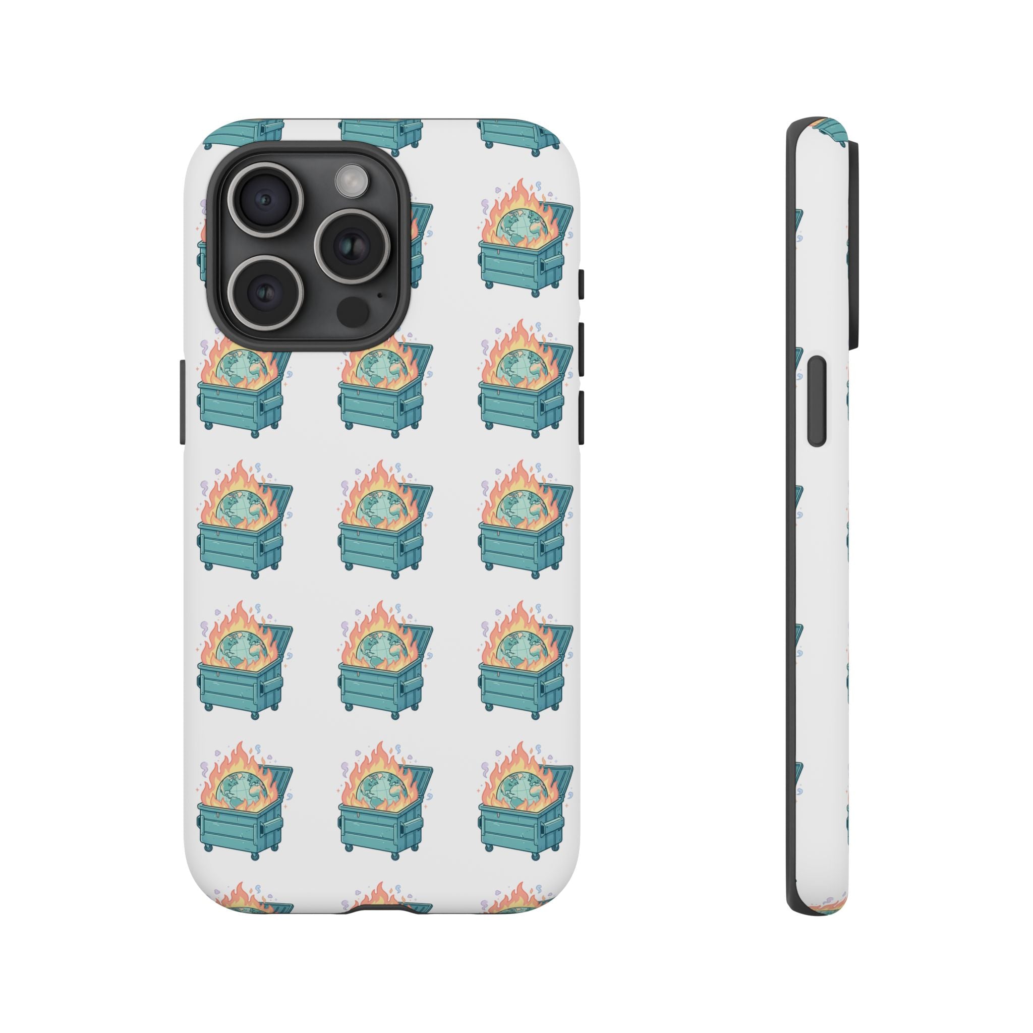 Dumpster Fire Pattern Phone Case