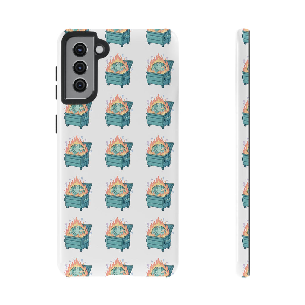 Dumpster Fire Pattern Phone Case