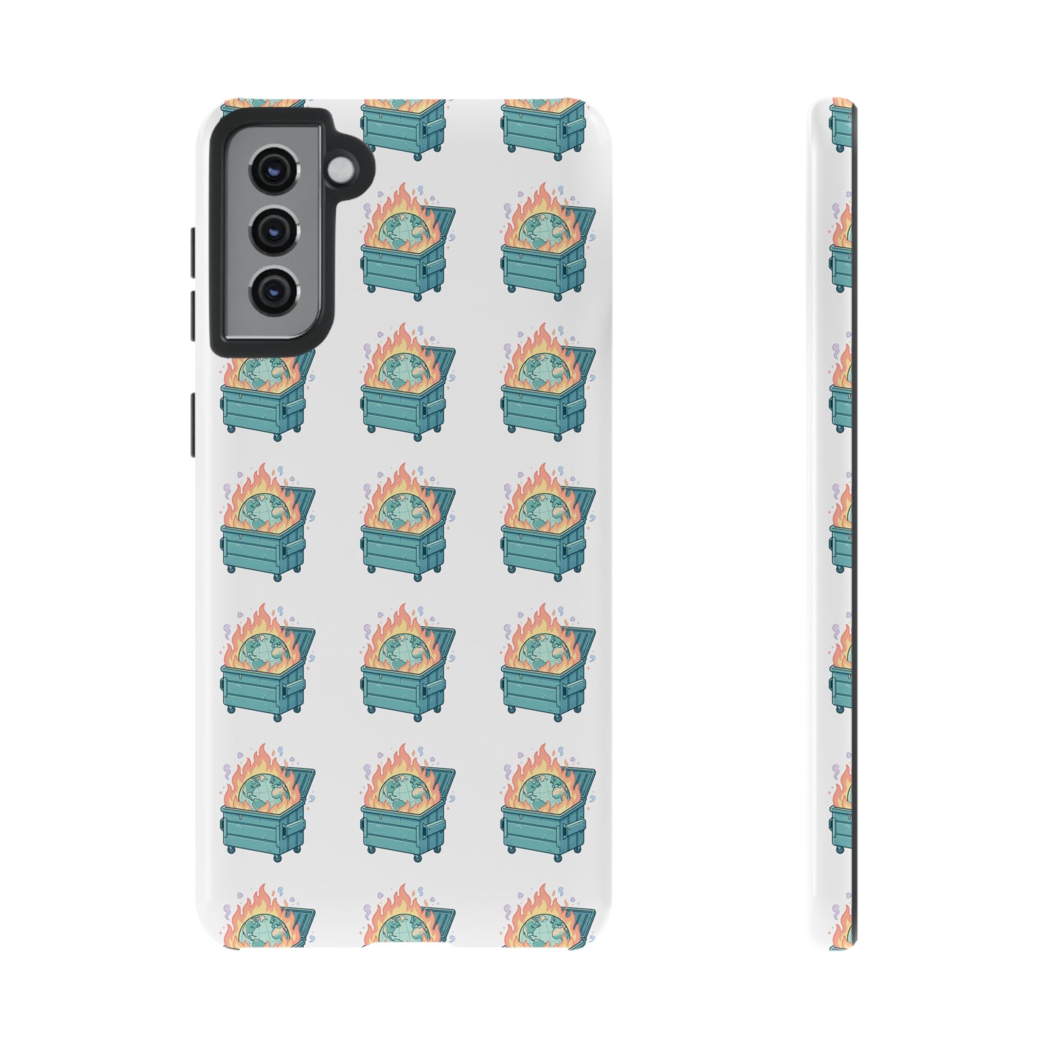 Dumpster Fire Pattern Phone Case