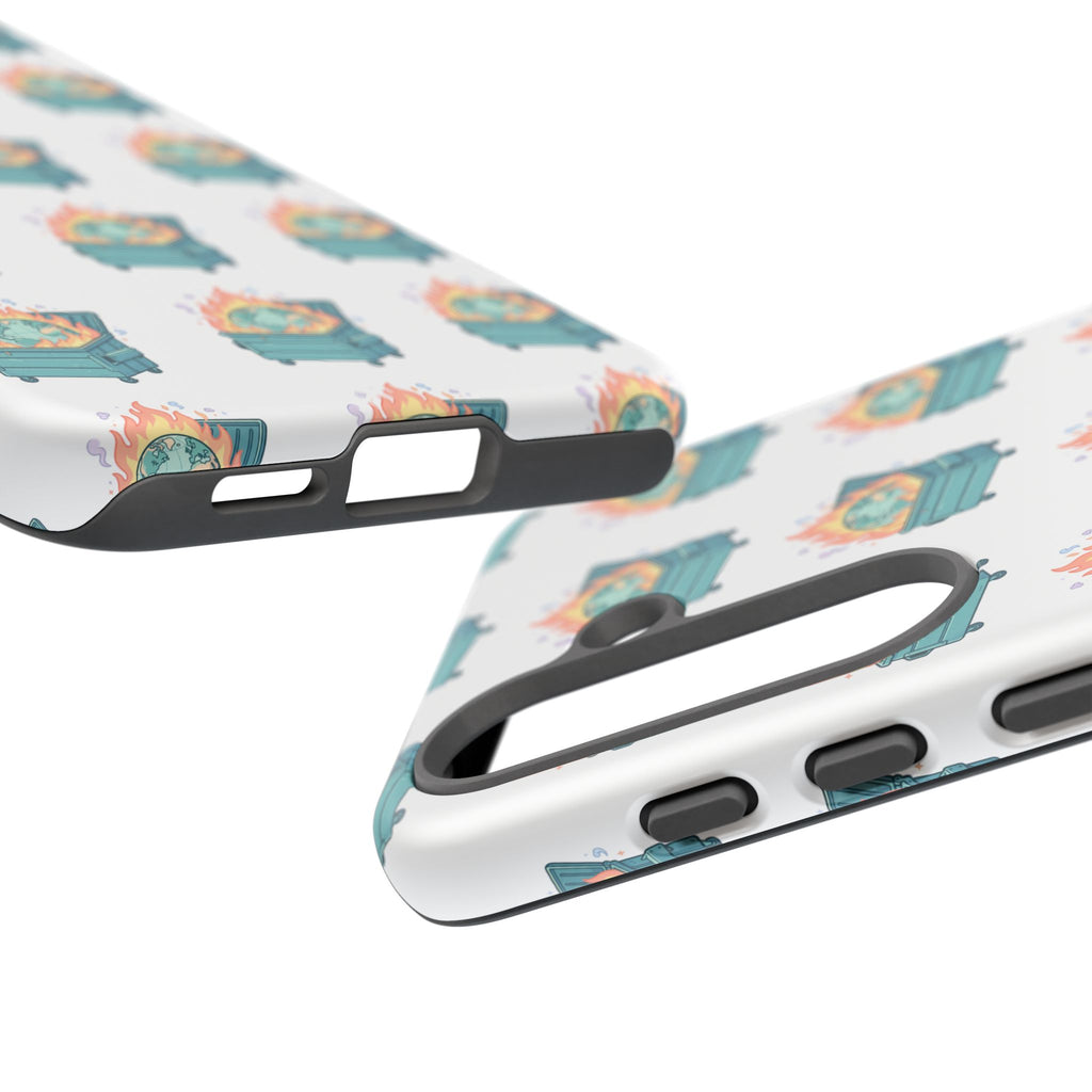 Dumpster Fire Pattern Phone Case