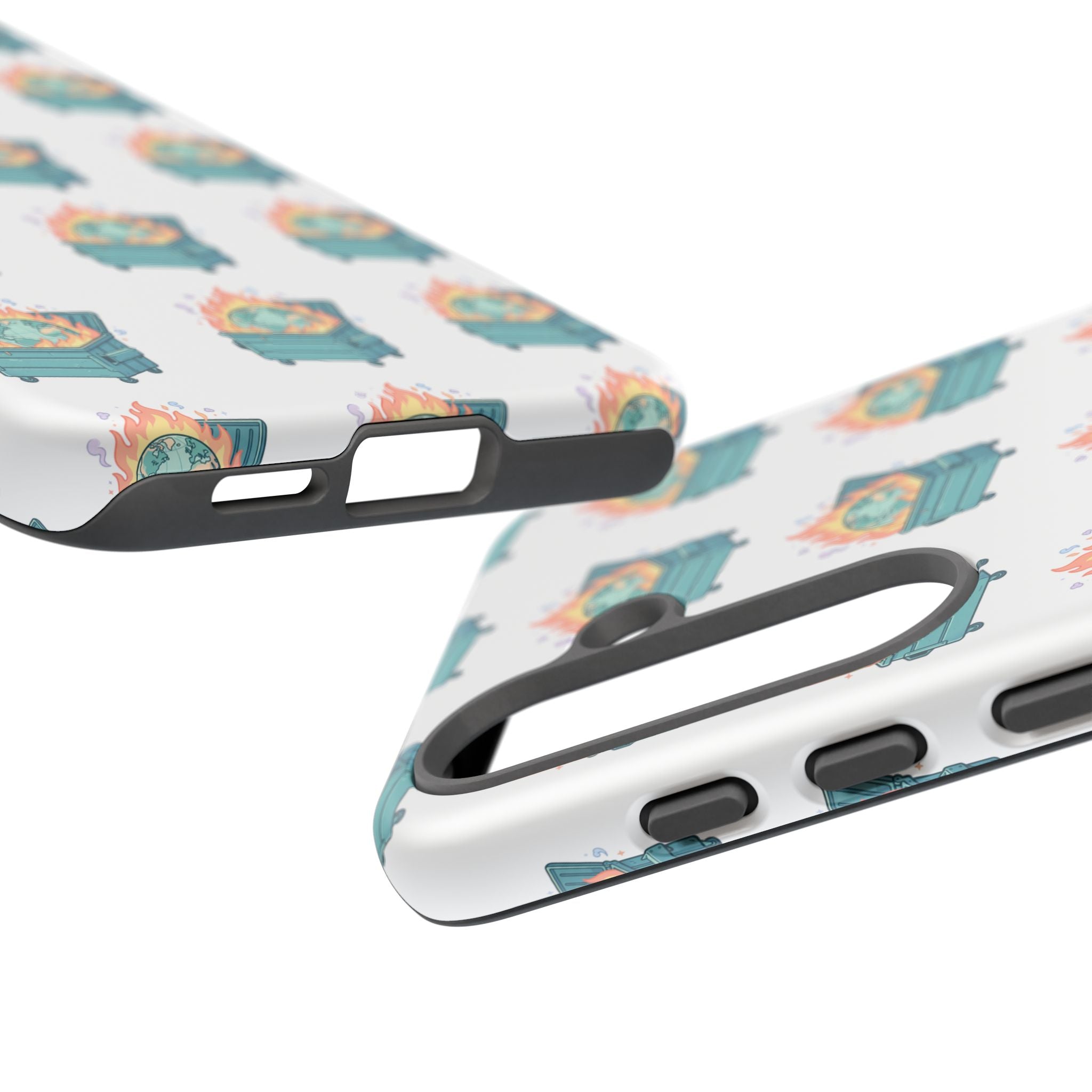 Dumpster Fire Pattern Phone Case