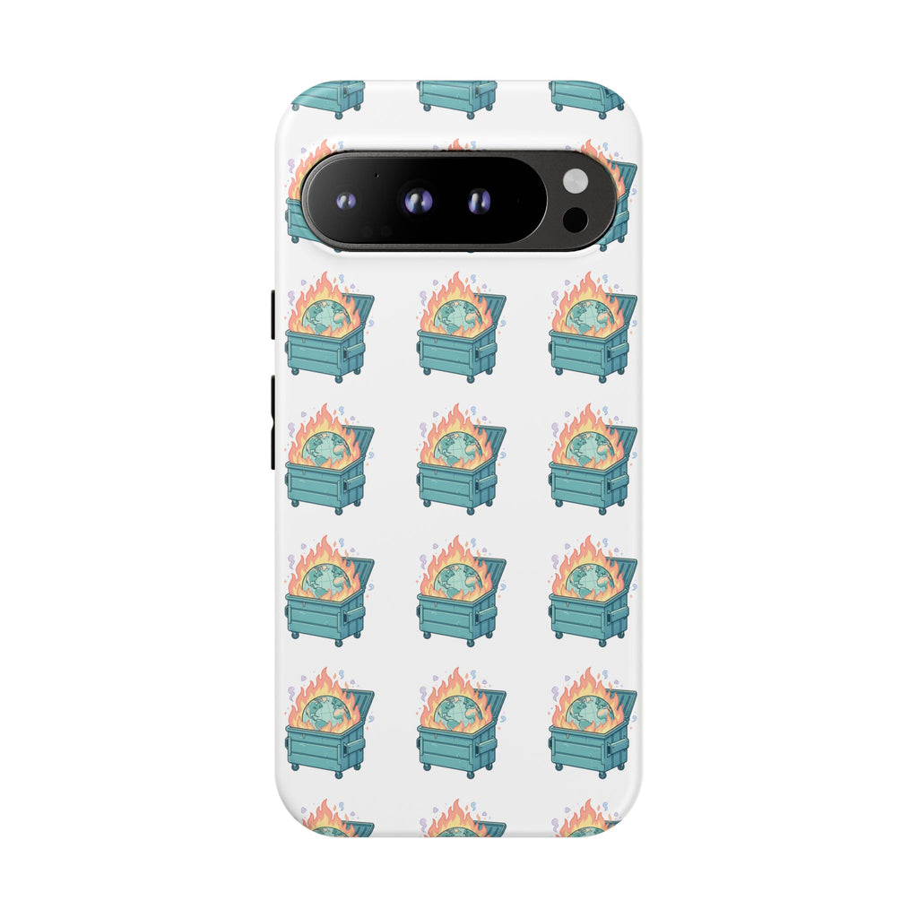 Dumpster Fire Pattern Phone Case
