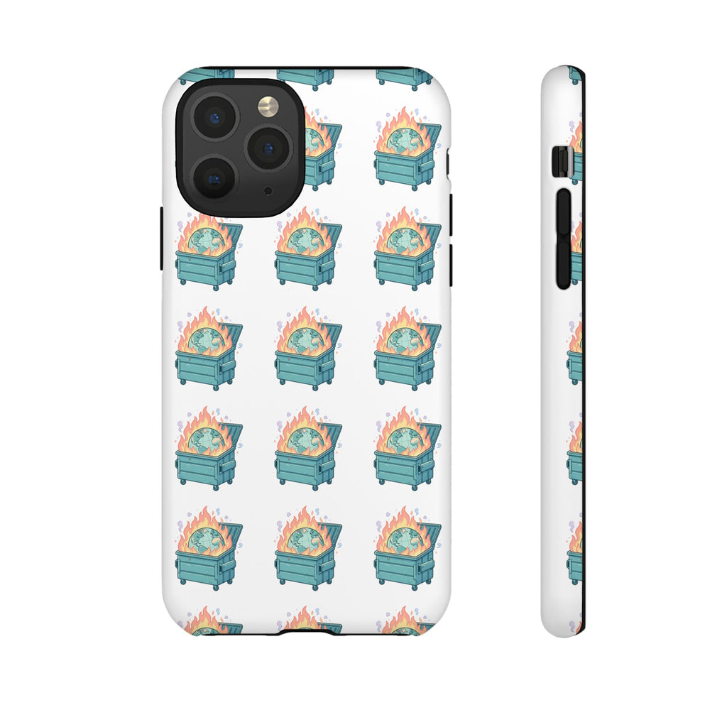 Dumpster Fire Pattern Phone Case