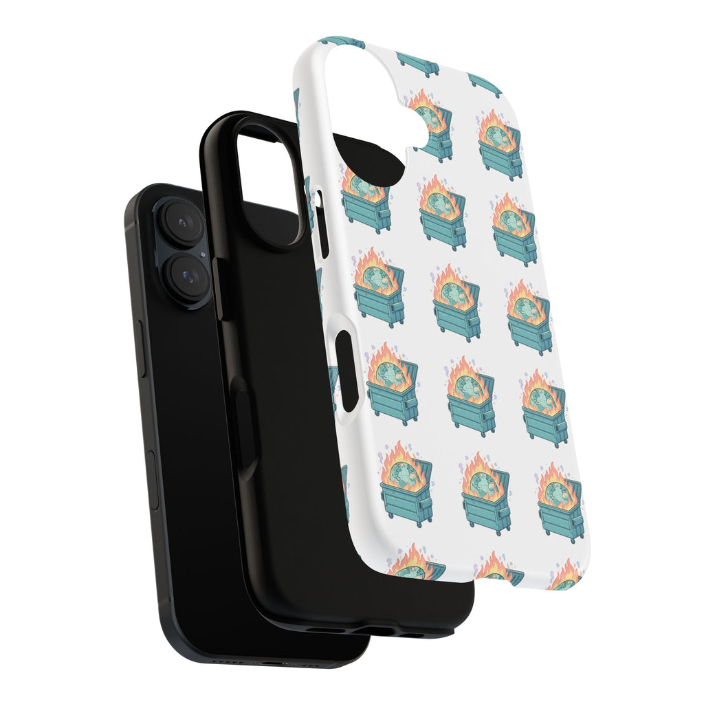 Dumpster Fire Pattern Phone Case
