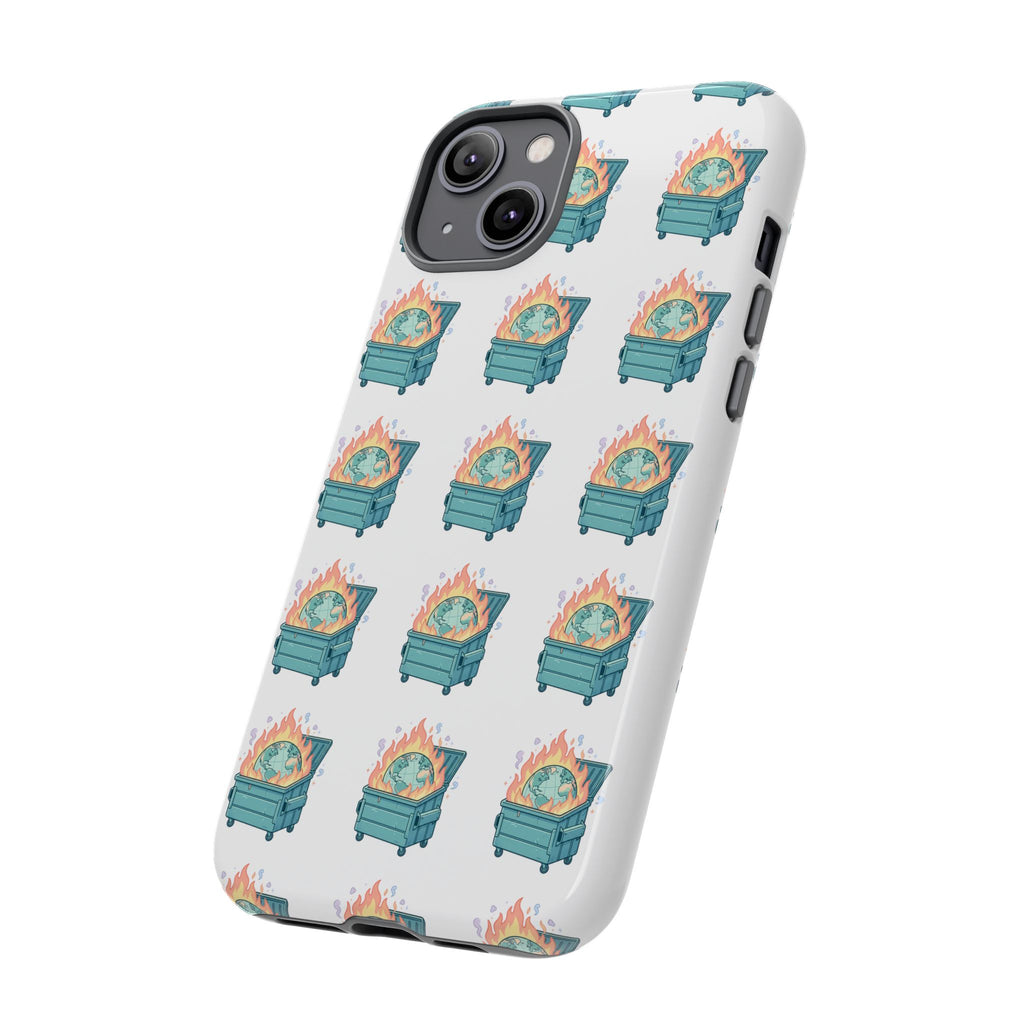 Dumpster Fire Pattern Phone Case