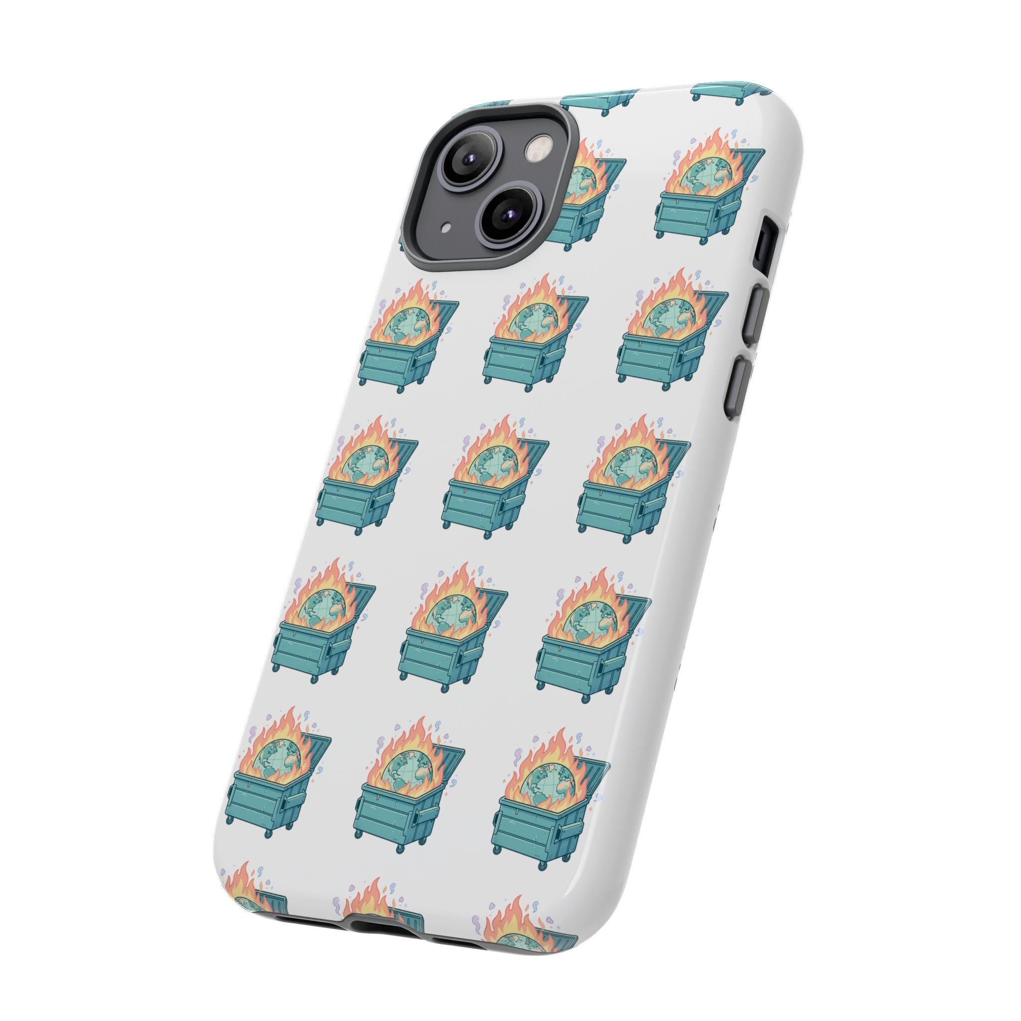 Dumpster Fire Pattern Phone Case