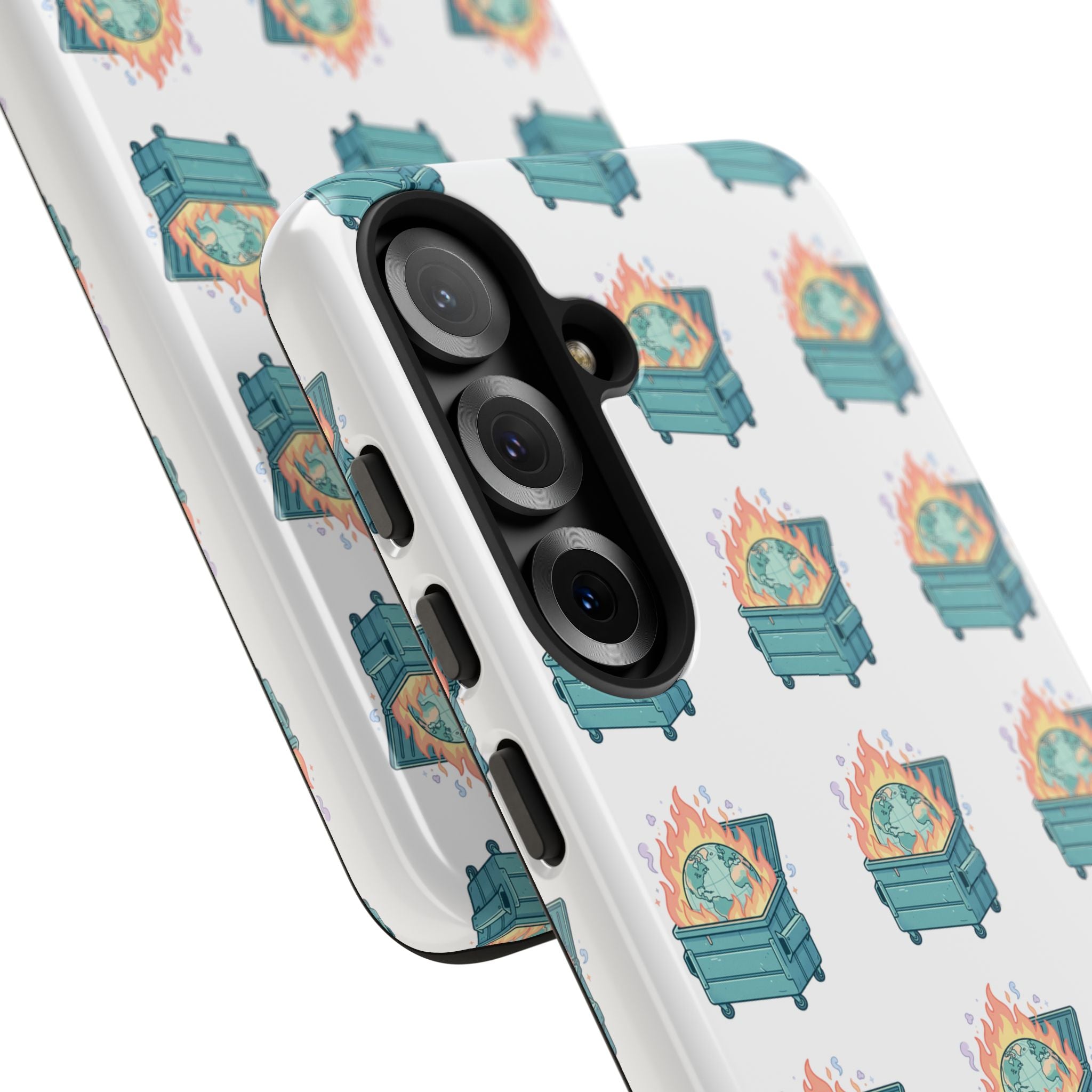 Dumpster Fire Pattern Phone Case