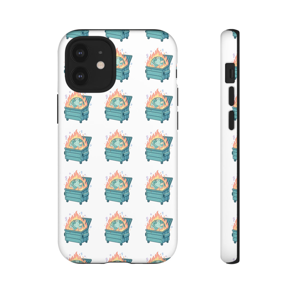 Dumpster Fire Pattern Phone Case