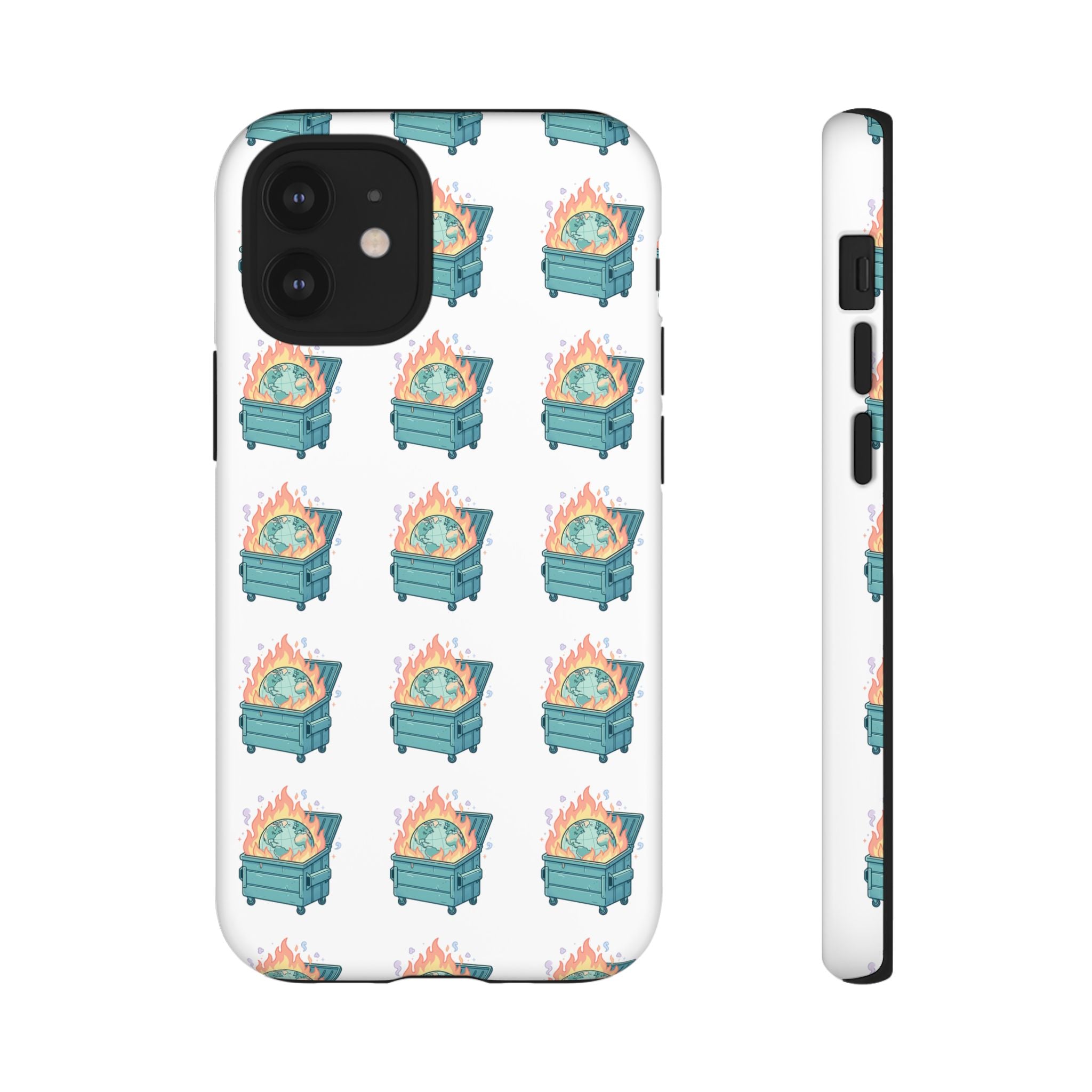 Dumpster Fire Pattern Phone Case
