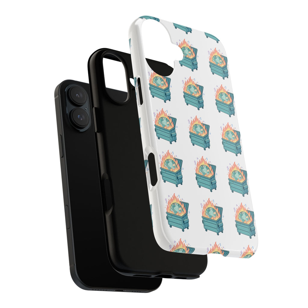Dumpster Fire Pattern Phone Case